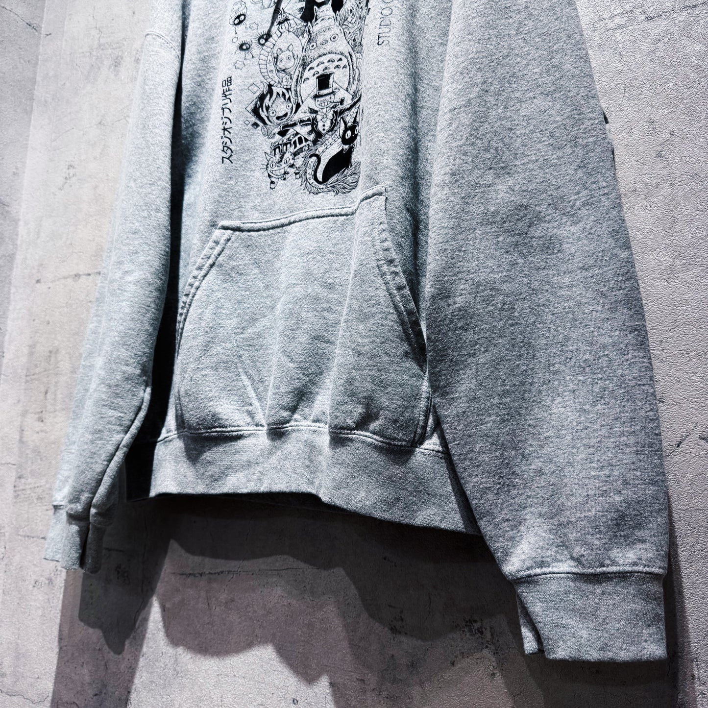 "STUDIO GHIBLI"characters graphic design pullover hoodie