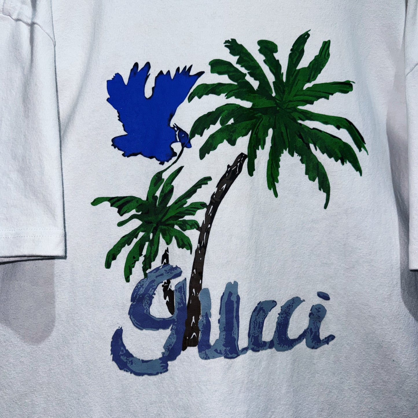 "GUCCI"Art graphic print design T shirt