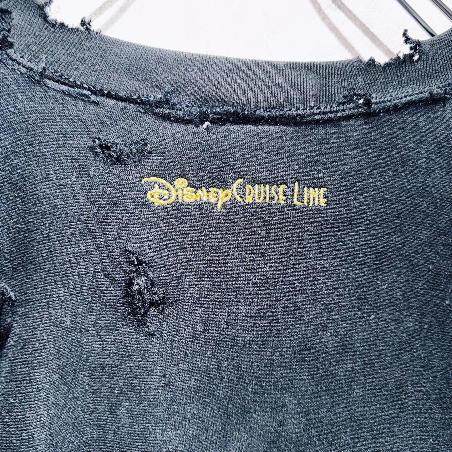 00's"Disney CRUISE LINE"embroidery design boro custom sweat