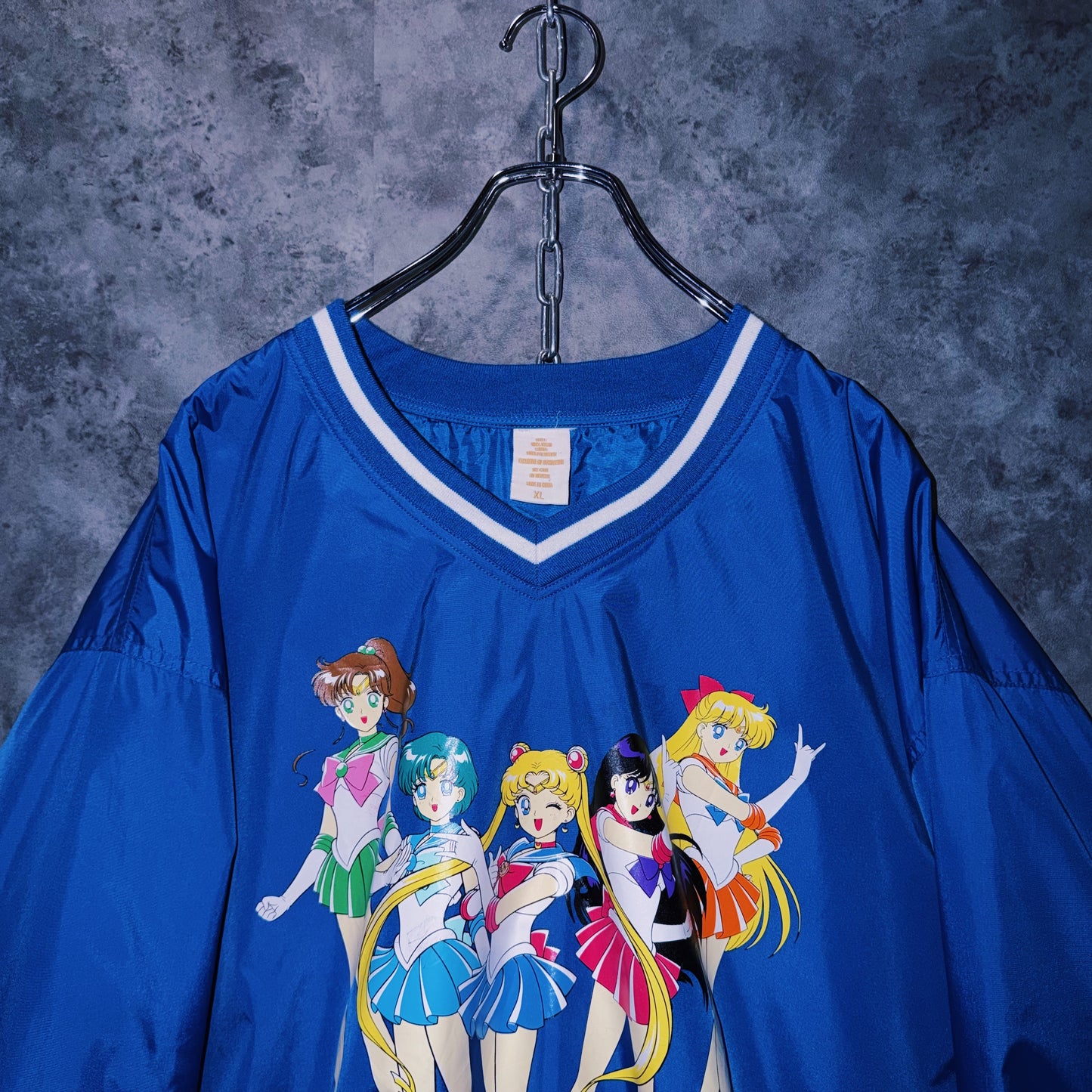 【doppio】vintage “Sailor Moon” character print design nylon pullover