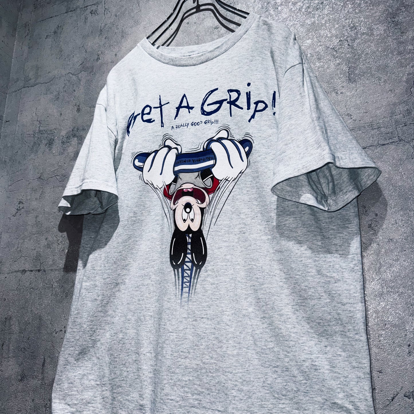 "Disney"CALIFORNIA ADVENTURE CALIFORNIA SCREAMIN' 「Get A Grip！」Printed T-shirt