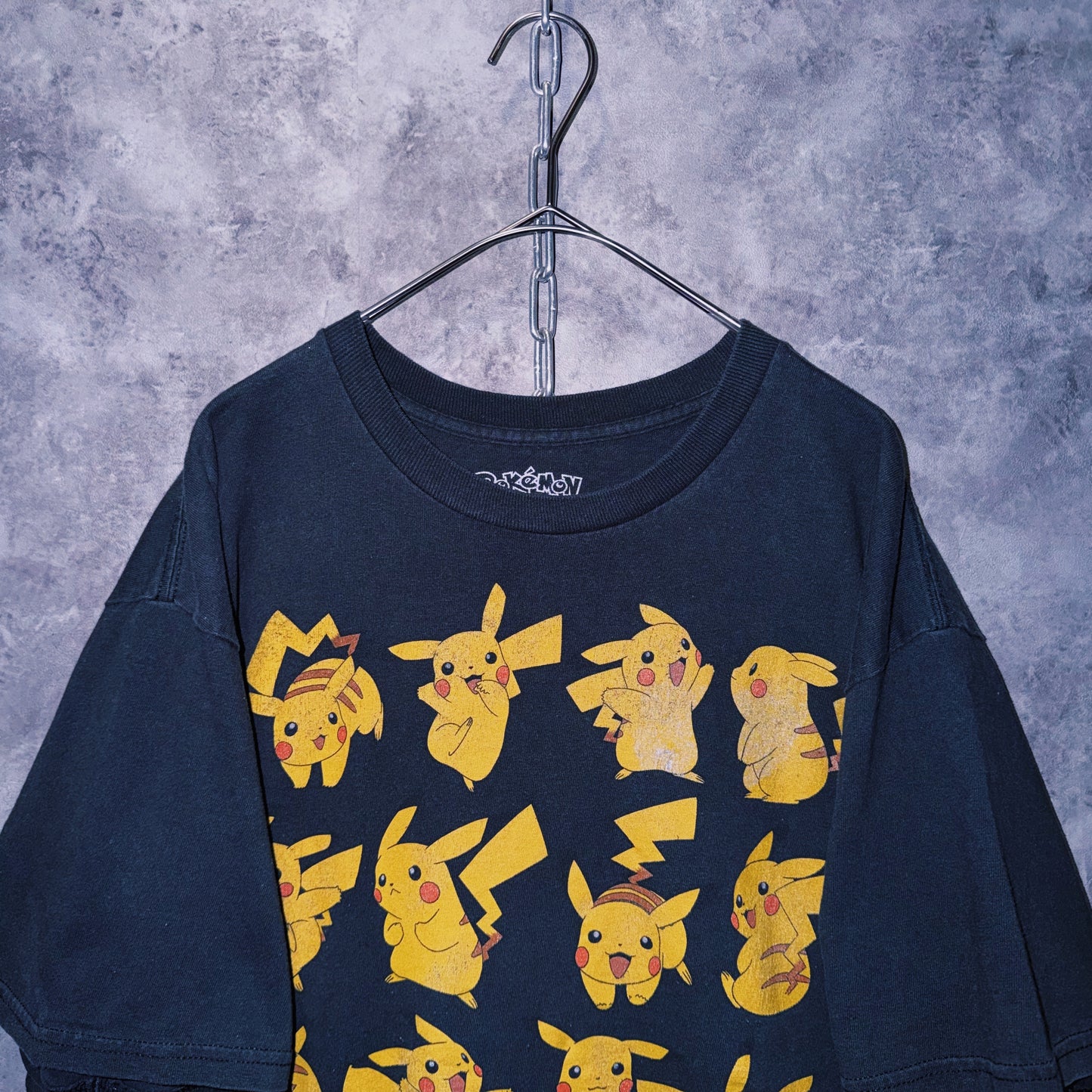 【doppio】vintage “Pikachu”character print design T-shirt