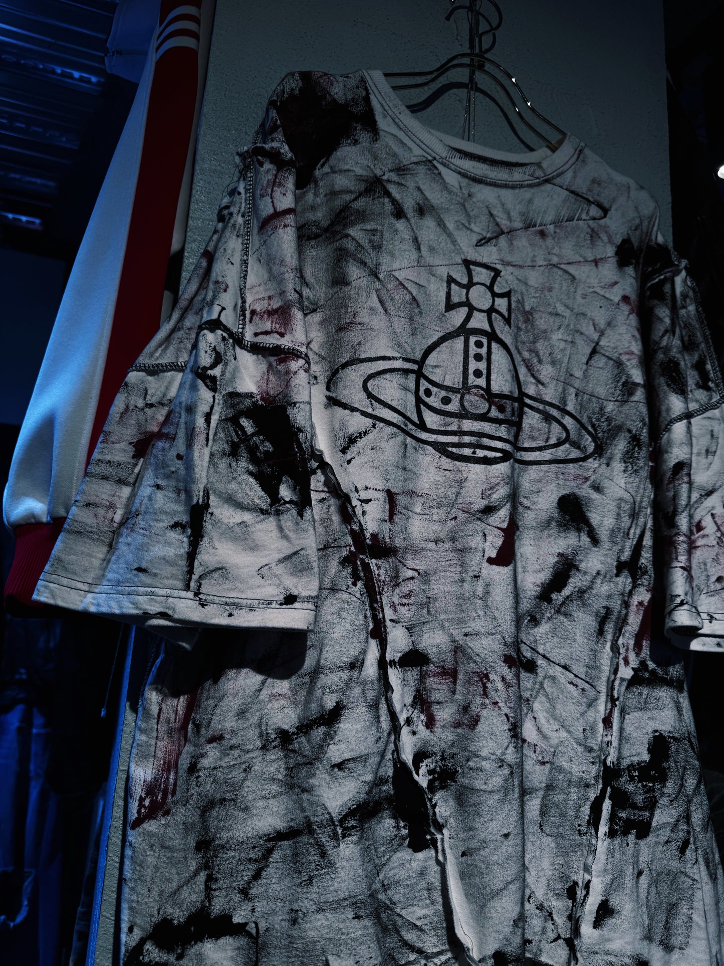 "vivid notes"The Anarchist's Layered Orbit T-shirt