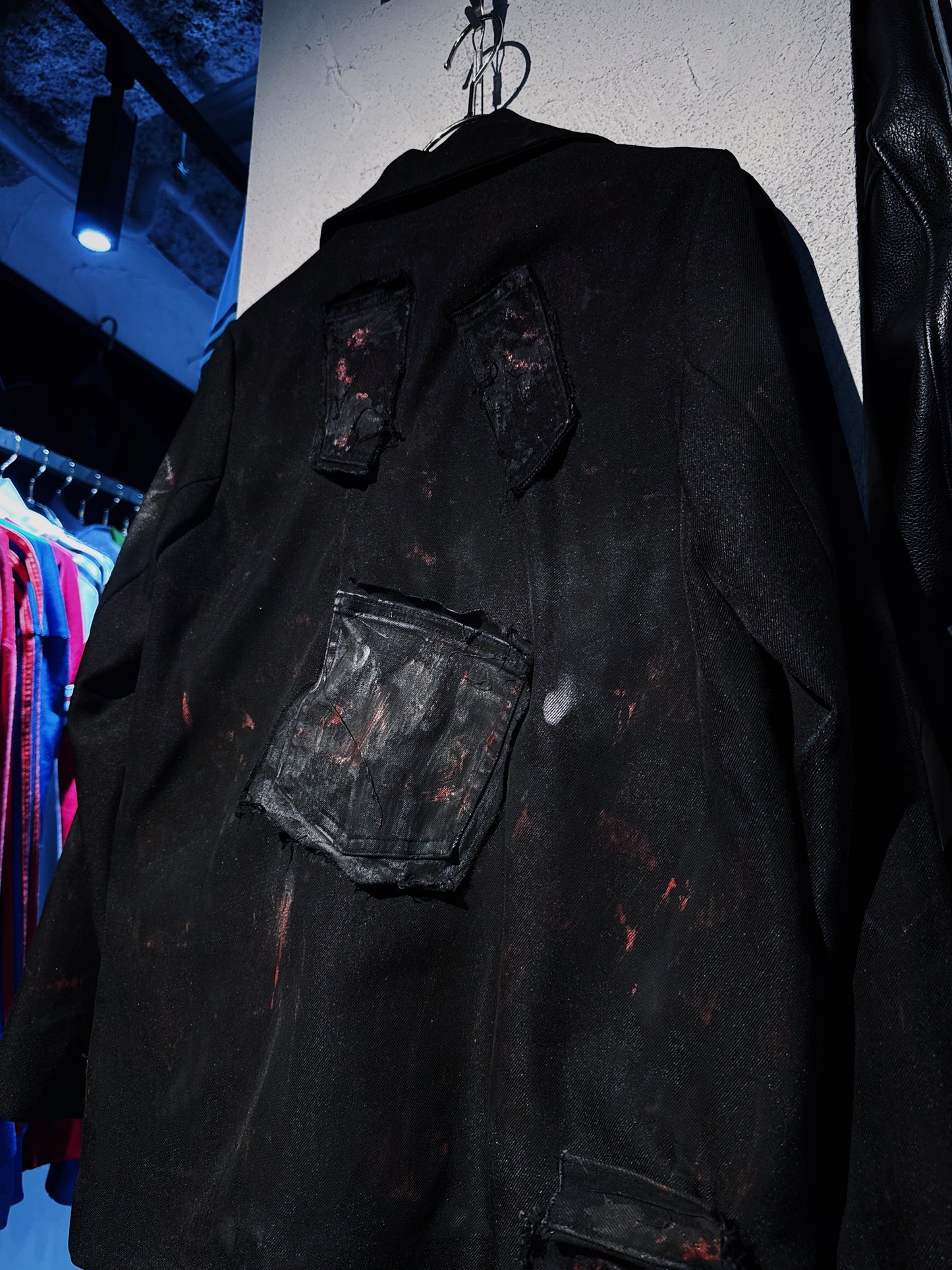 "vivid notes"The Anarchist's Orbit tailored jacket