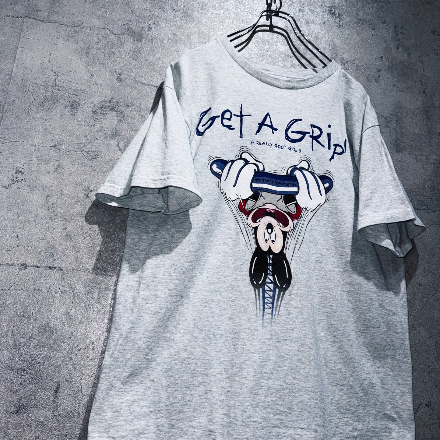 "Disney"CALIFORNIA ADVENTURE CALIFORNIA SCREAMIN' 「Get A Grip！」Printed T-shirt