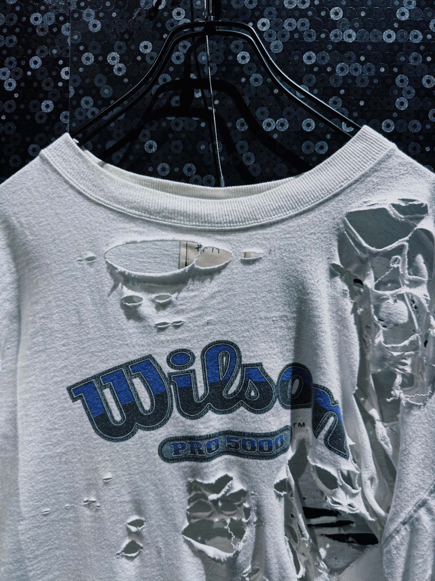 ￼
【ÆIEM】再倖築 “Wilson Collapse” Boro Reconstruction T-Shirt