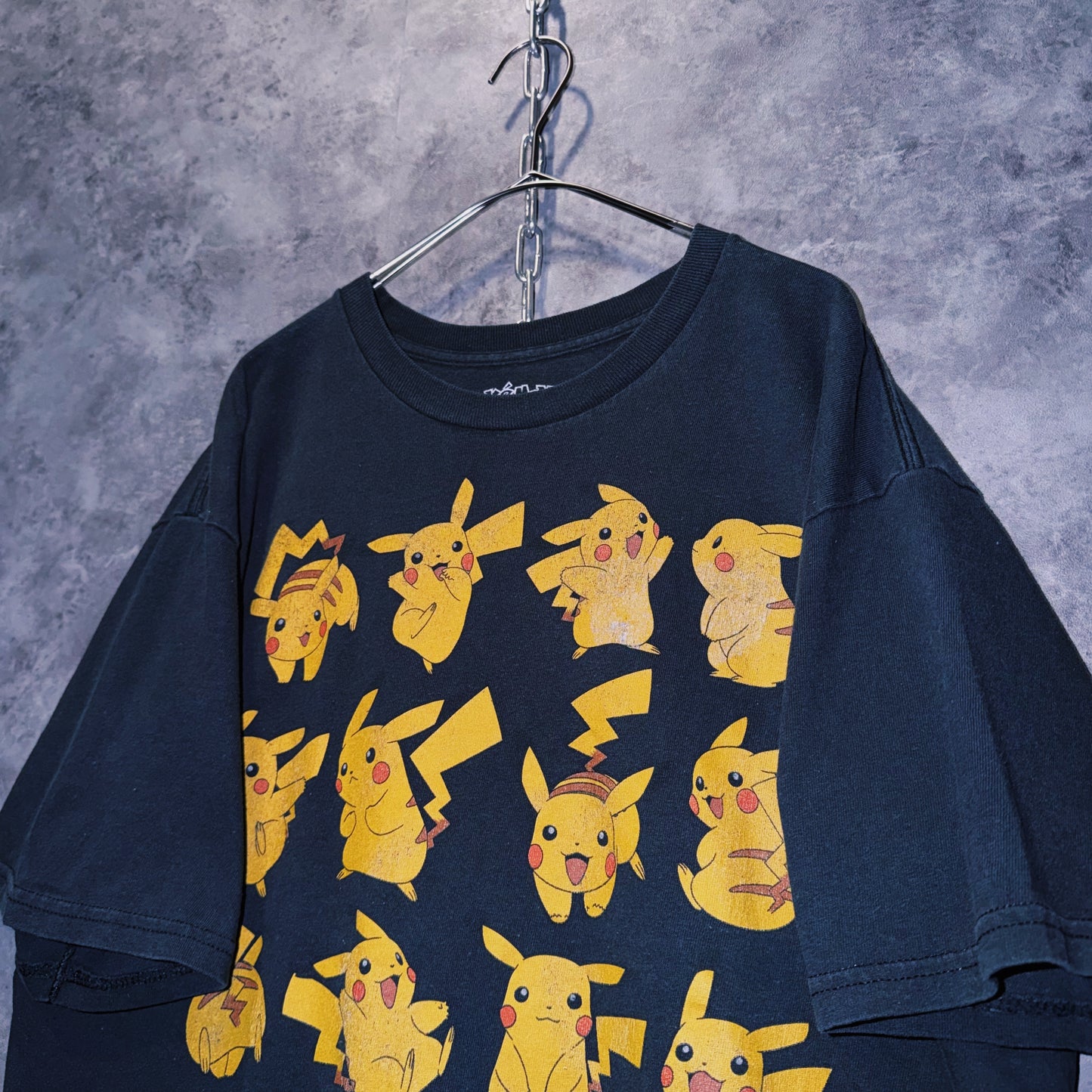 【doppio】vintage “Pikachu”character print design T-shirt