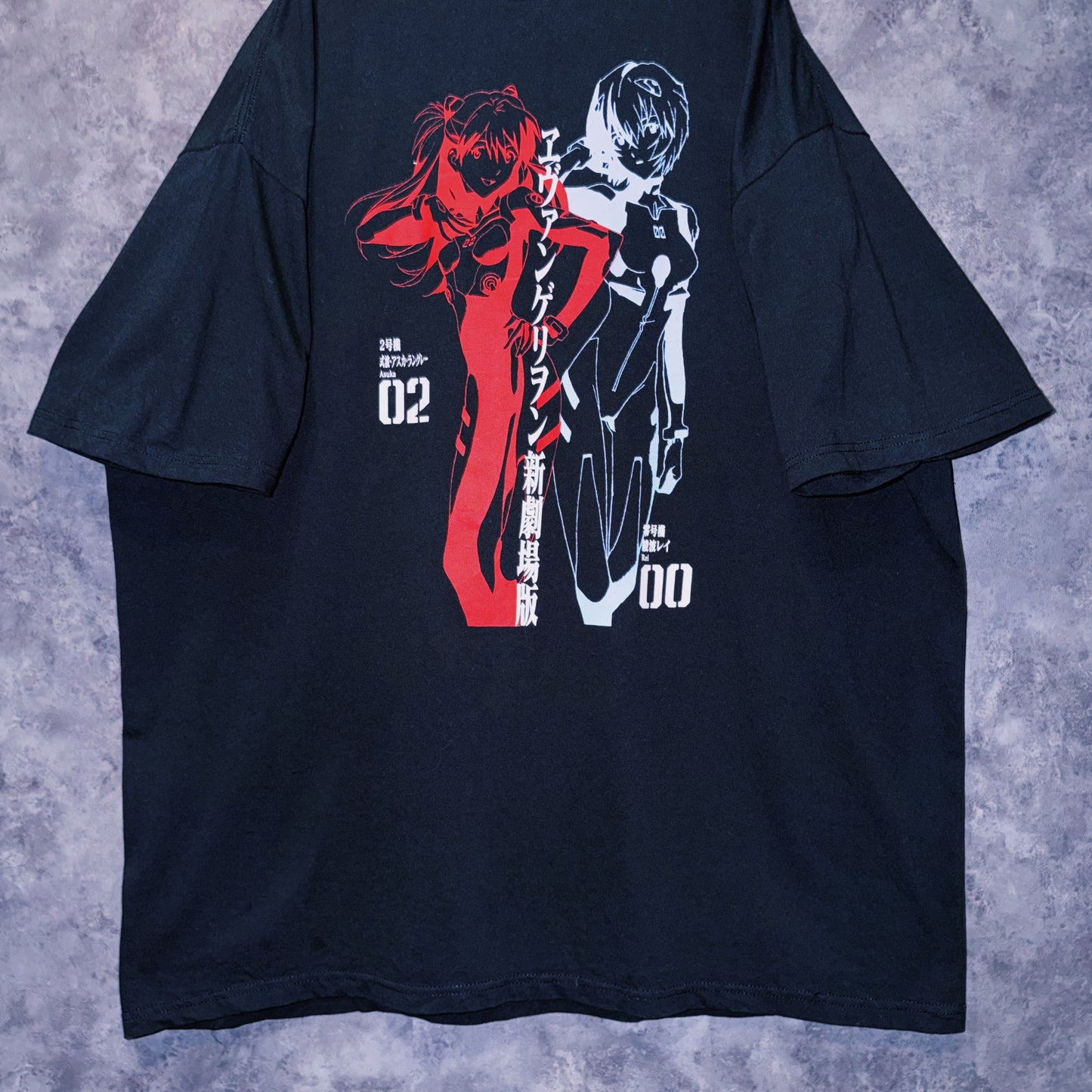 【doppio】vintage “EVANGELION” character print design T-shirt