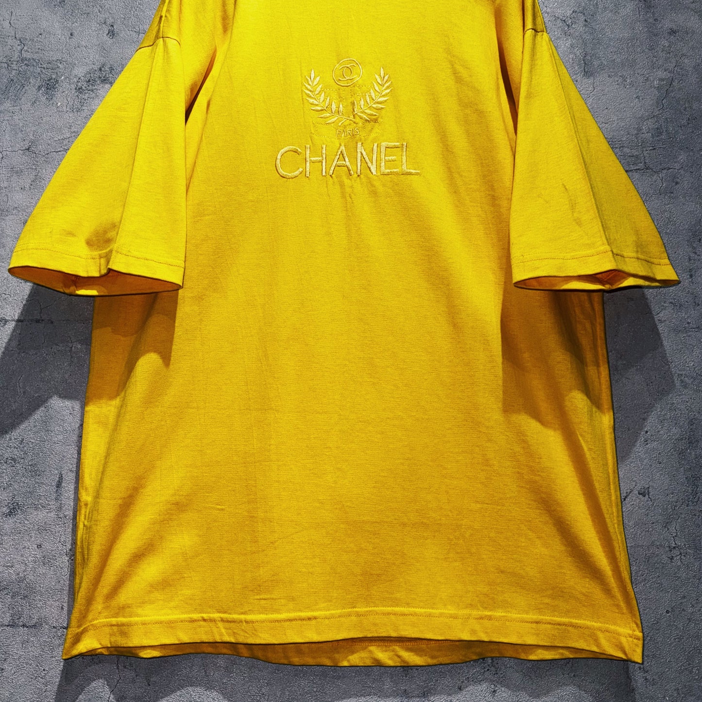"CHANEL"logo embroidery design hoodie short sleeve T shirt