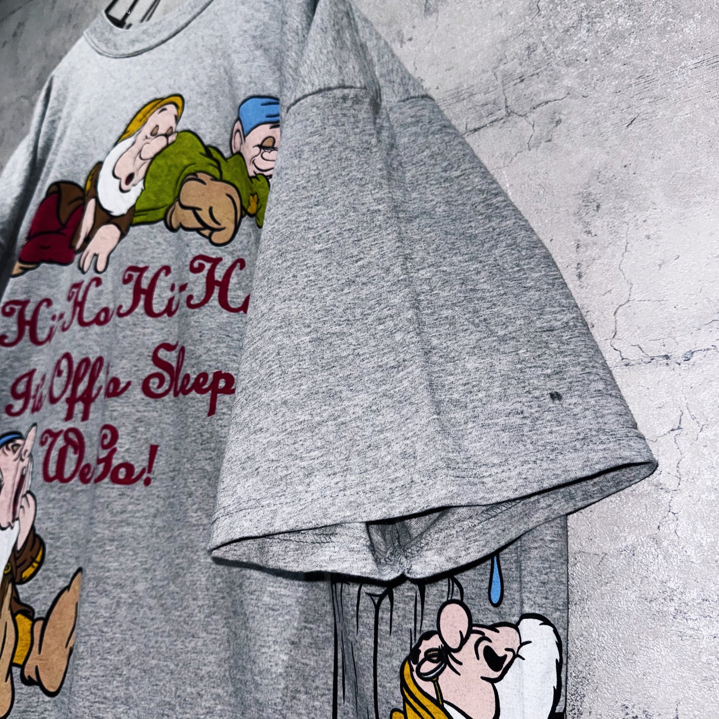 90's"Snow White"The Seven Dwarfs graphic design loose T shirt