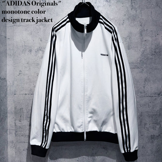 "ADIDAS Originals"monotone color design track jacket