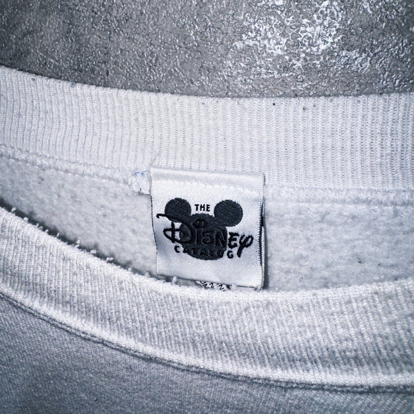 90's"Disney"WDW 25anniversary design characters pullover  sweat