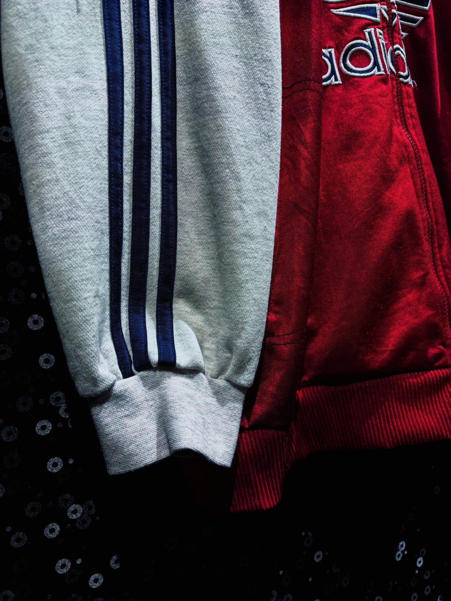 【ÆIEM】adidas originals Oversized Trefoil Embroidery Switching Track Jacket