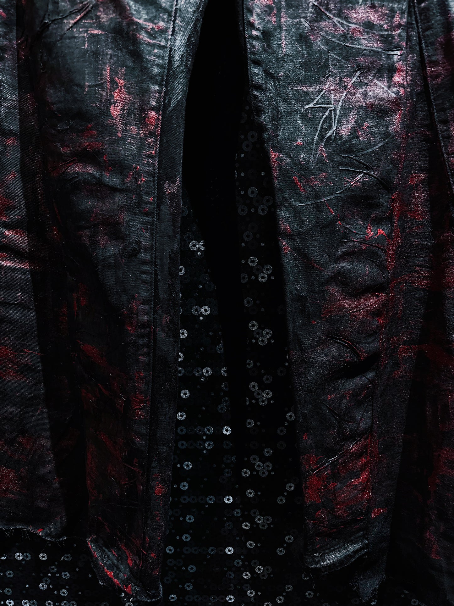 【ÆIEM】vivid notes IRON VEIN flare pants