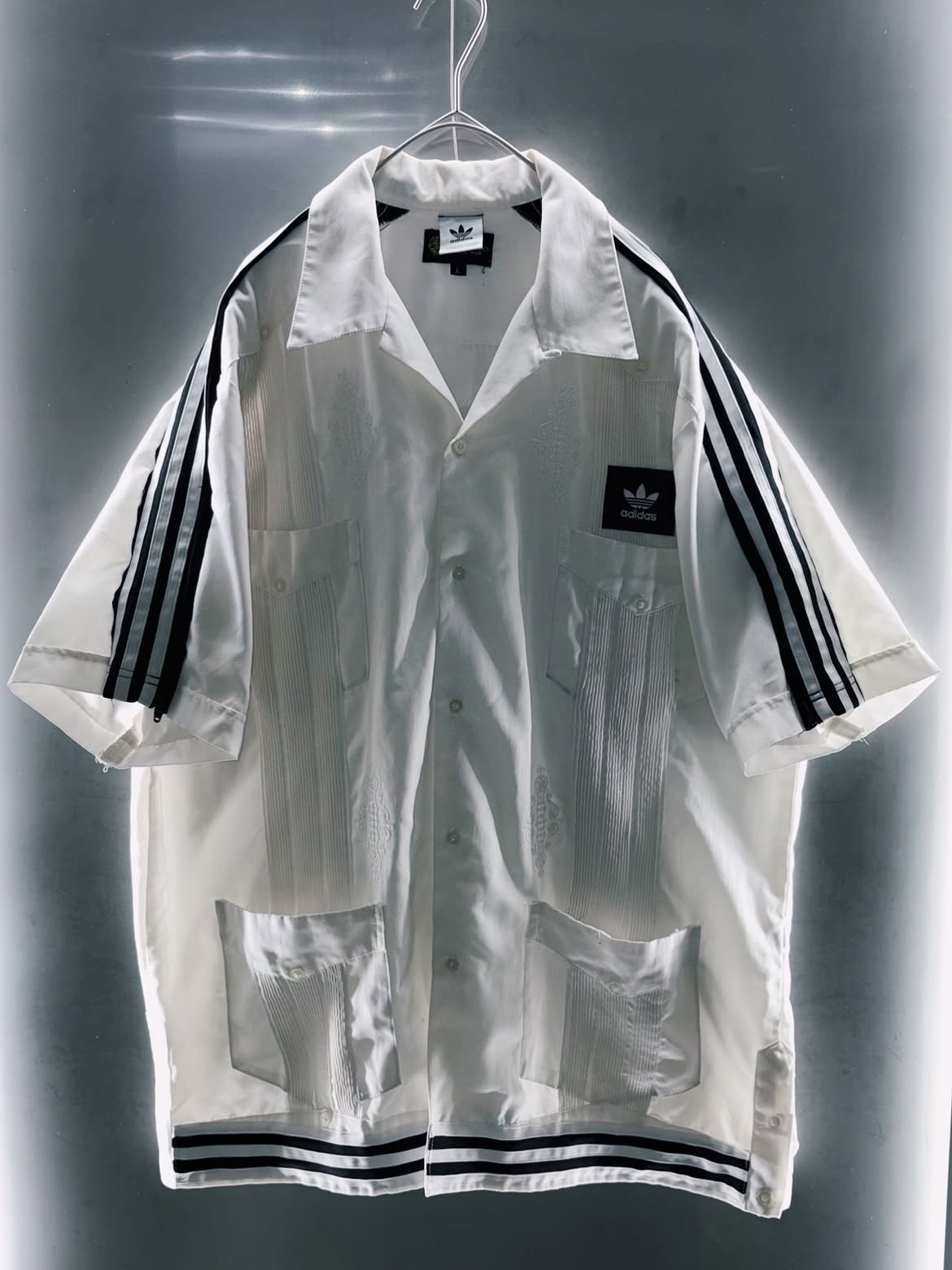 special Original Re:make adidas loose cuban shirt