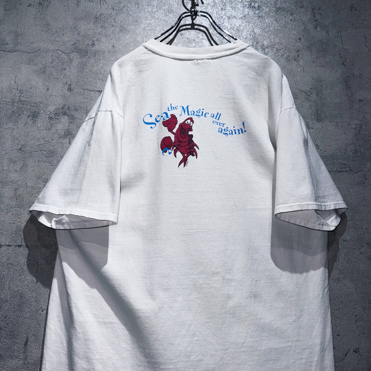 90's"Disney"Sebastian single design promotion T shirt