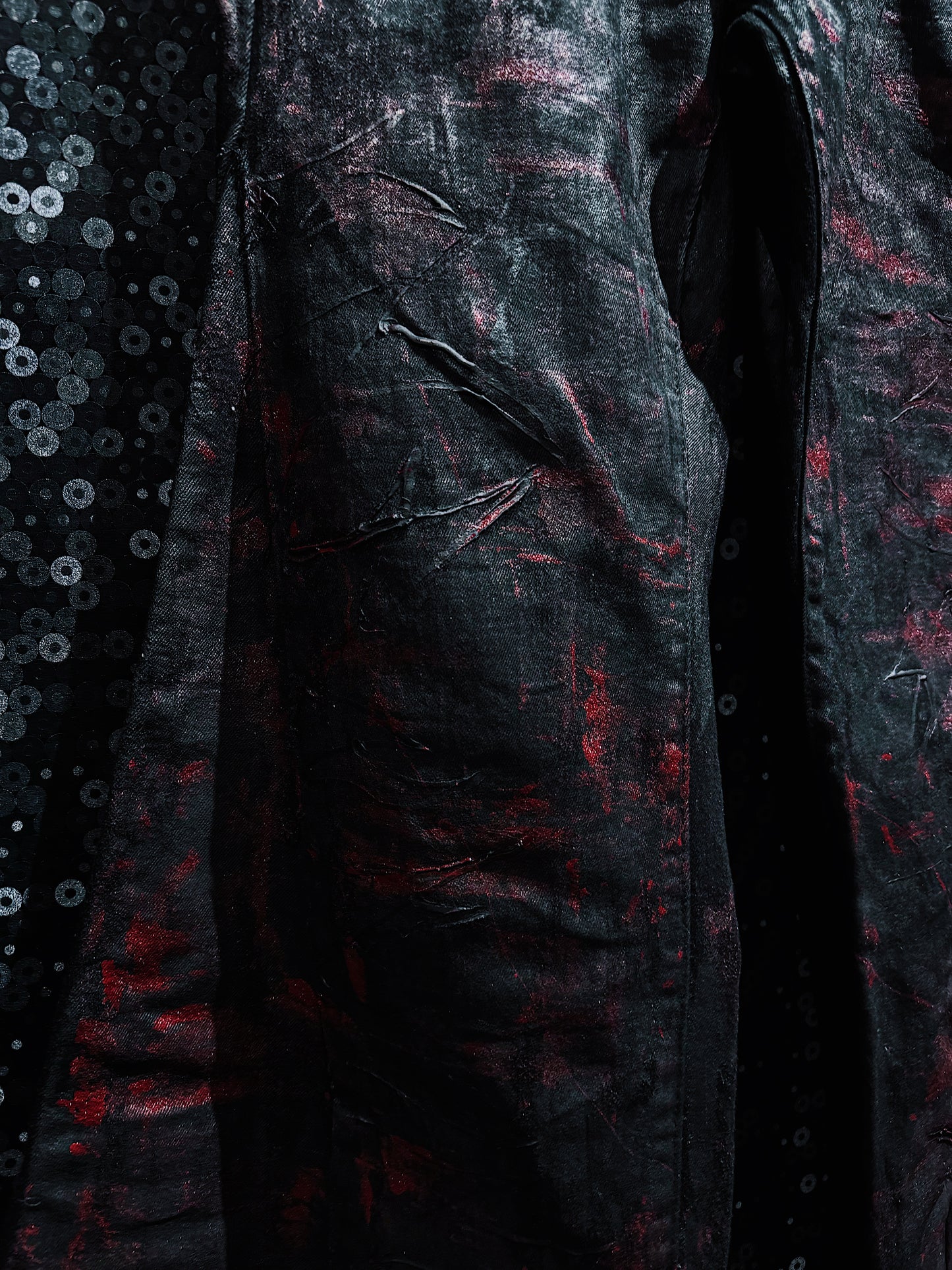 【ÆIEM】vivid notes IRON VEIN flare pants