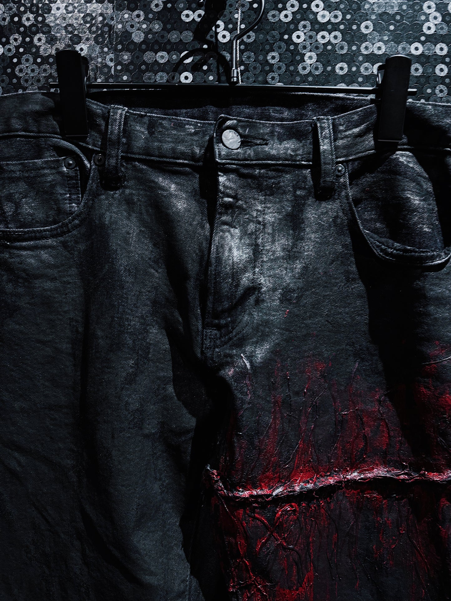 【ÆIEM】vivid notes IRON VEIN flare pants