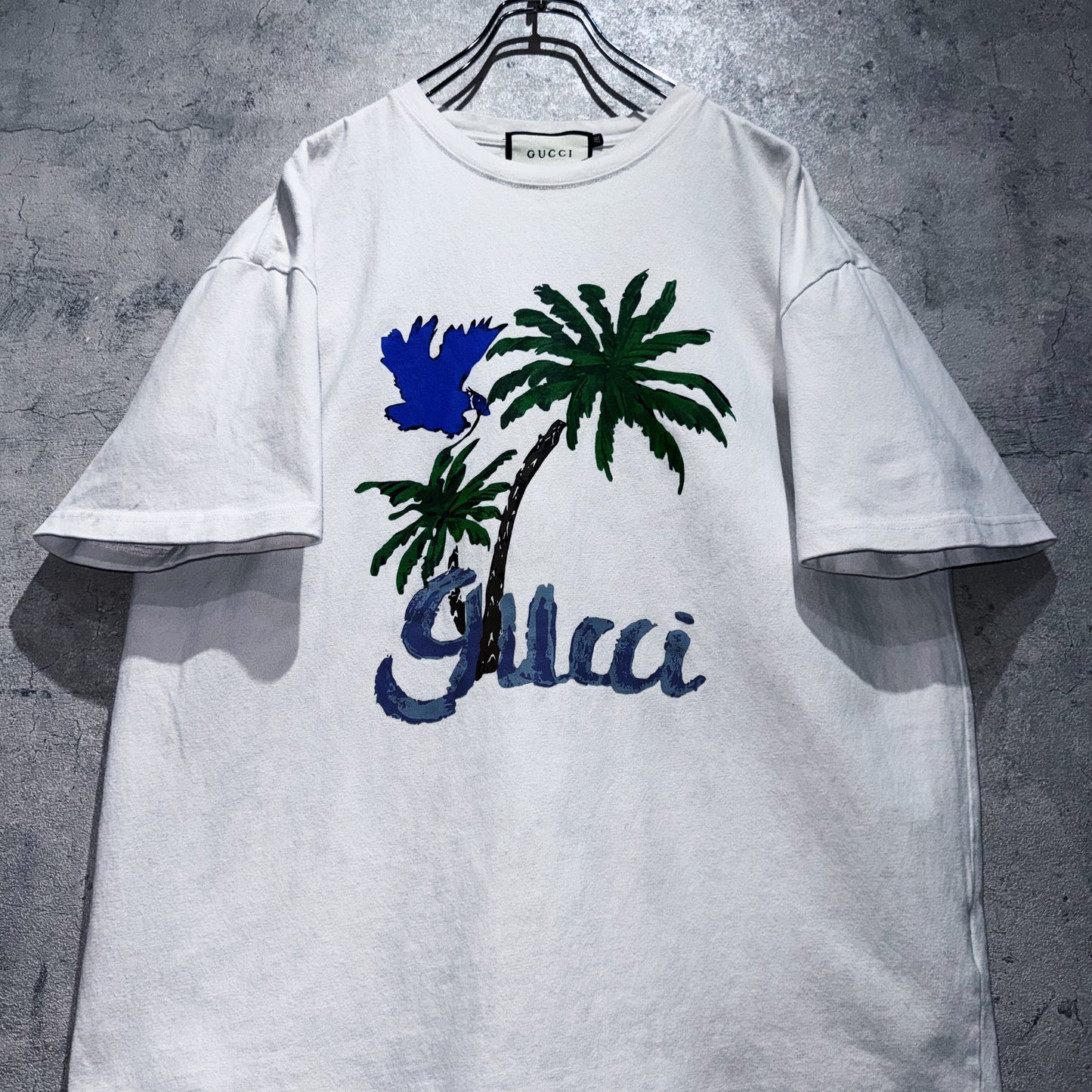 "GUCCI"Art graphic print design T shirt