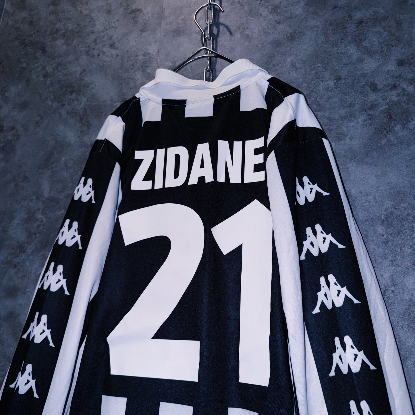 【doppio】90’s vintage “Juventus”No.21” Zidane” long sleeve game shirt