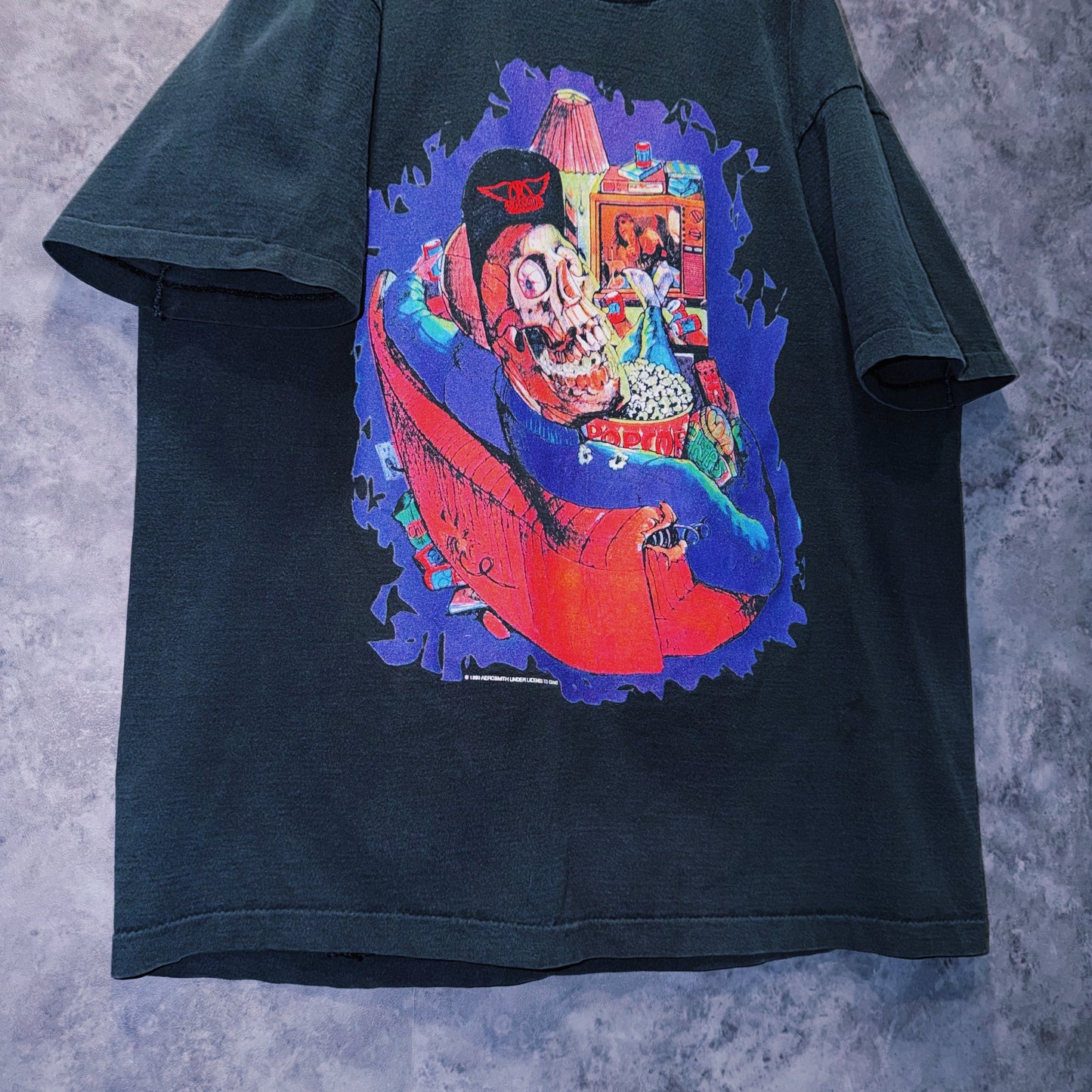 【doppio】90’s vintage “Aerosmith” graphic design band T-shirt