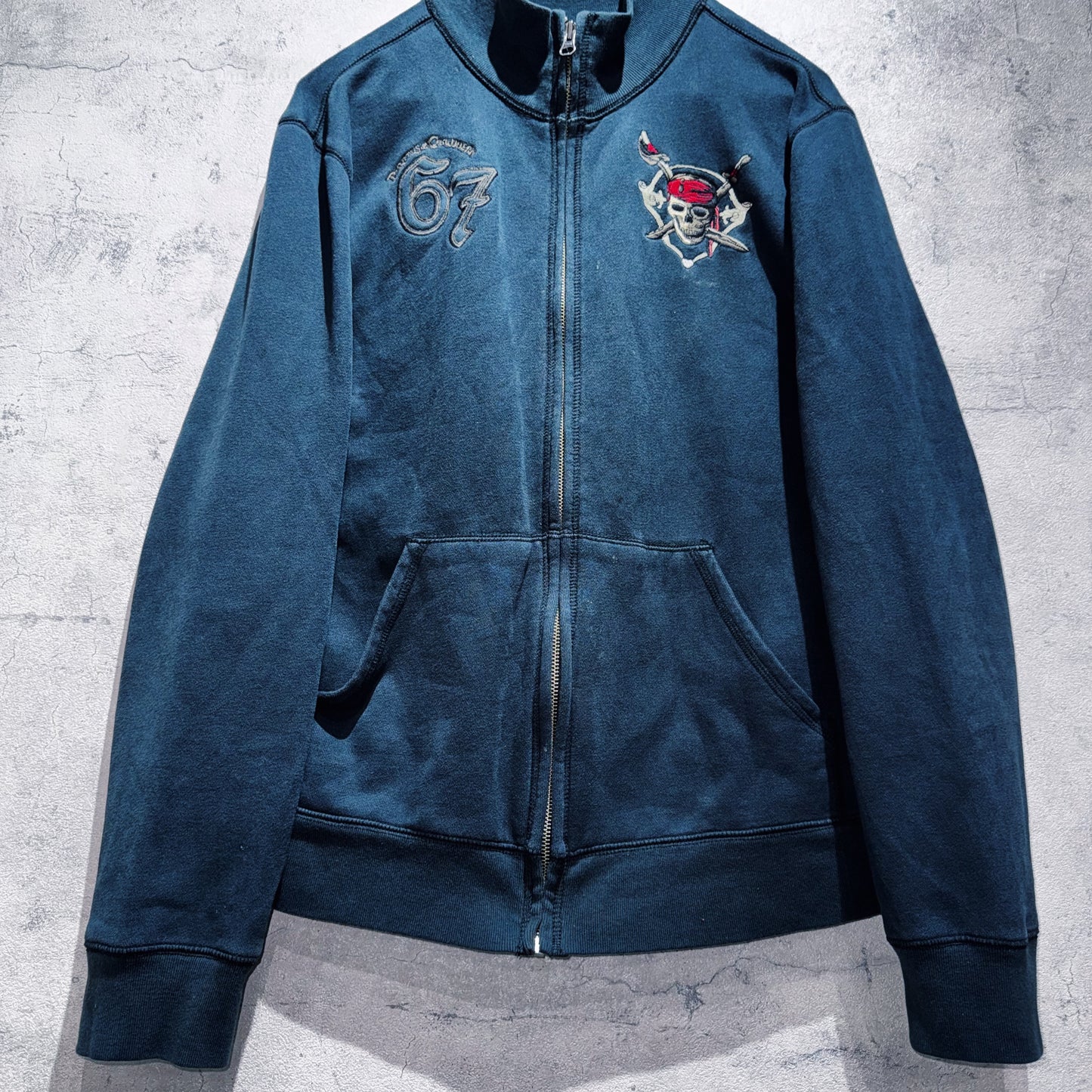"PIRATES of the CARIBBEAN"embroidery design track jacket