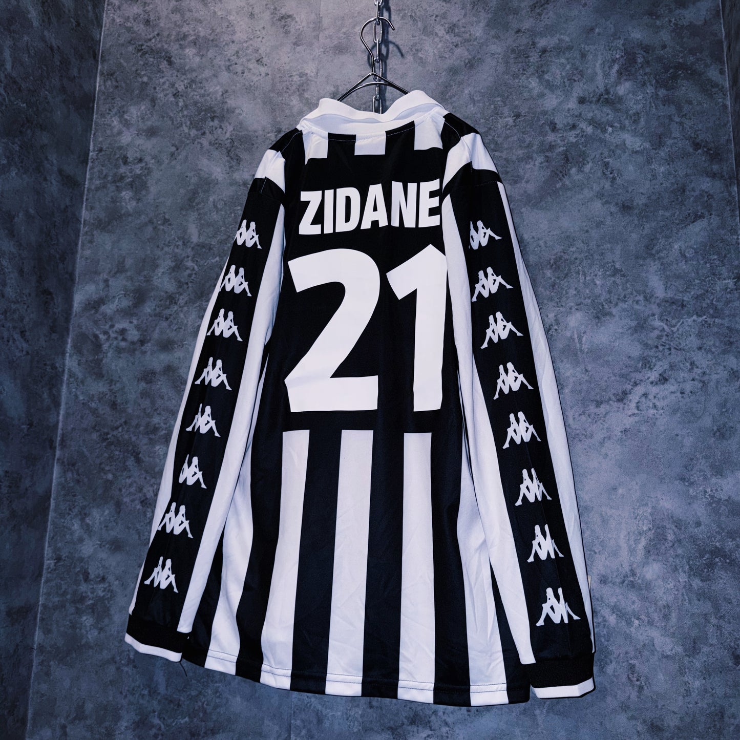 【doppio】90’s vintage “Juventus”No.21” Zidane” long sleeve game shirt