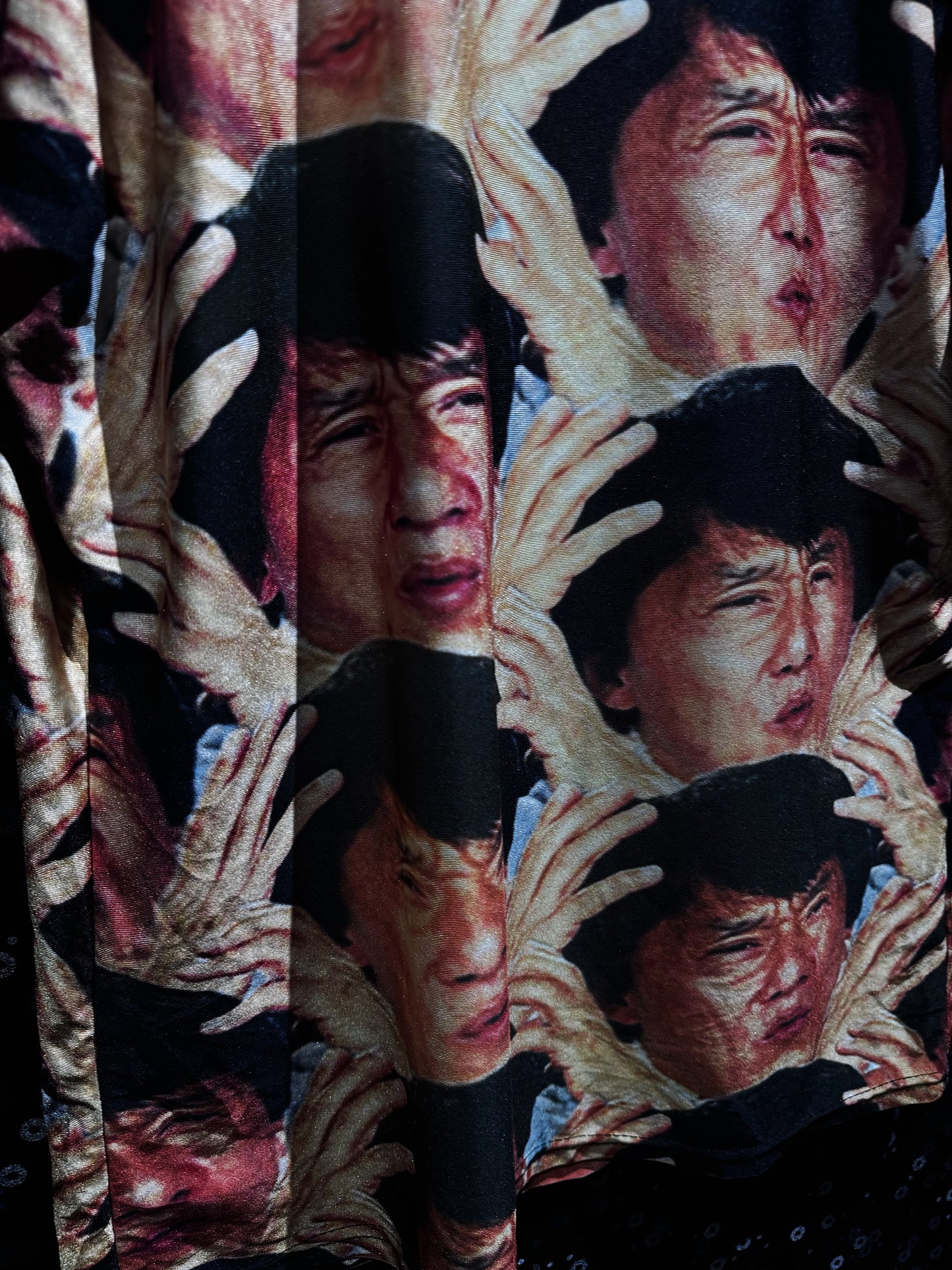 【ÆIEM】Jackie Chan All Over Print Graphic T-shirt