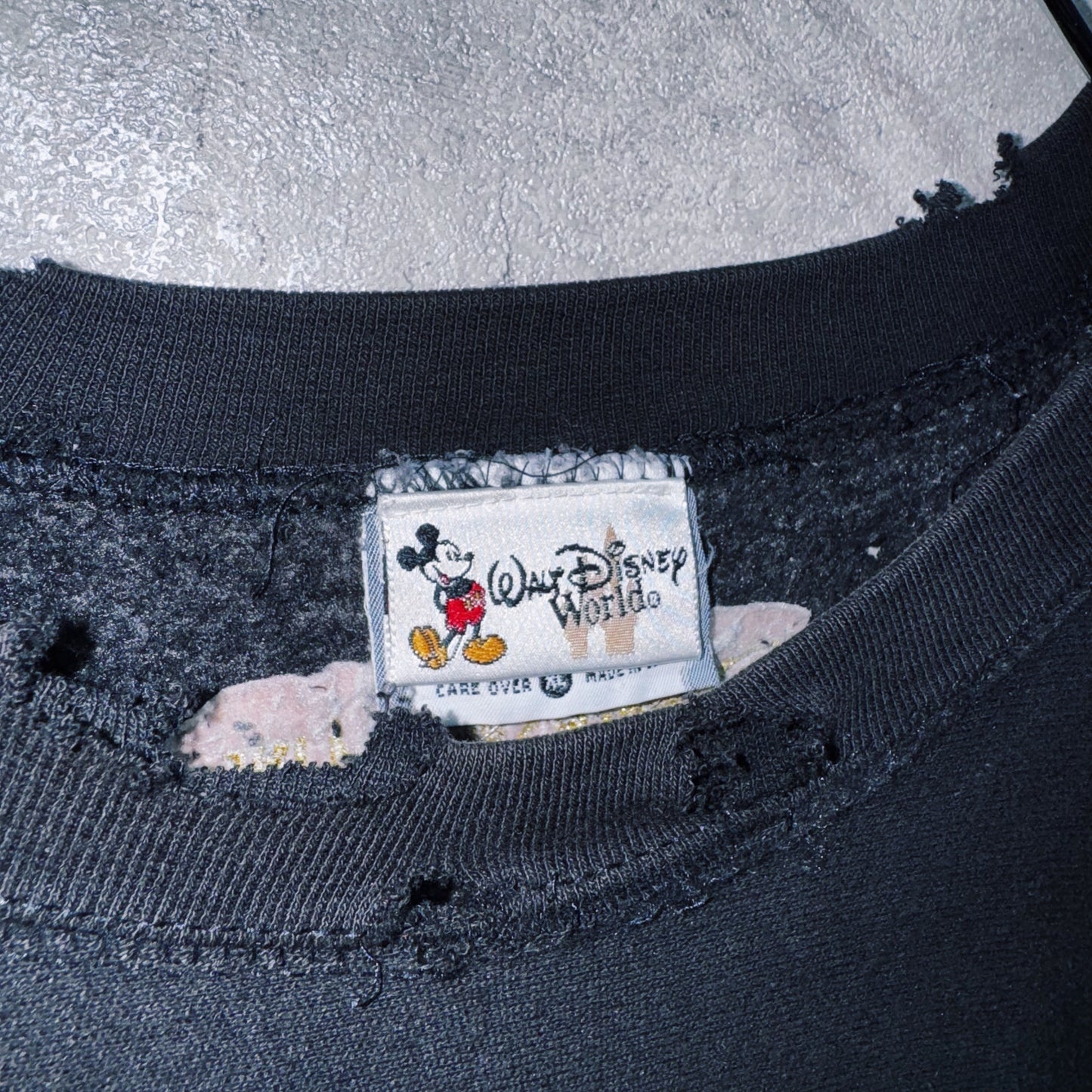 00's"Disney CRUISE LINE"embroidery design boro custom sweat