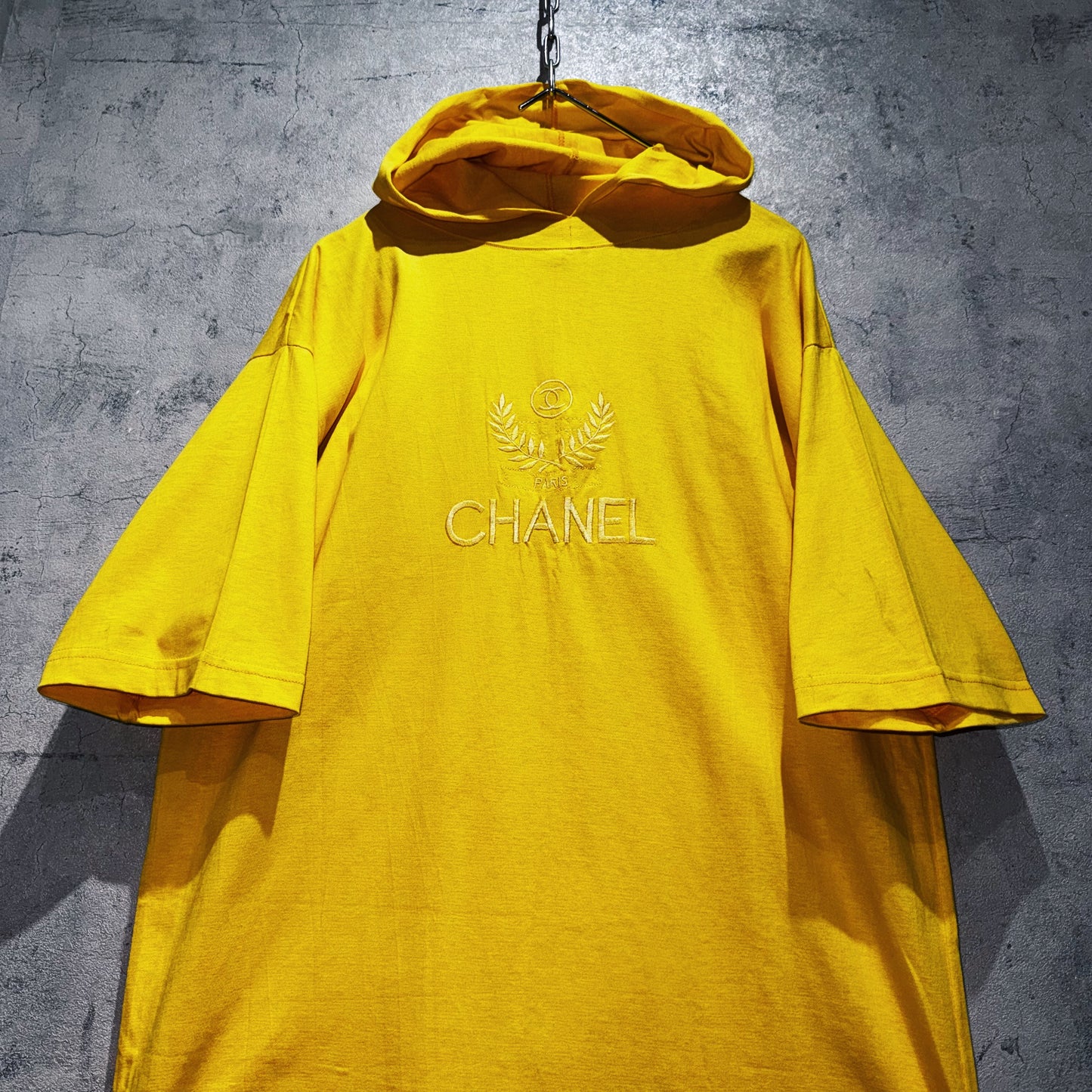 "CHANEL"logo embroidery design hoodie short sleeve T shirt