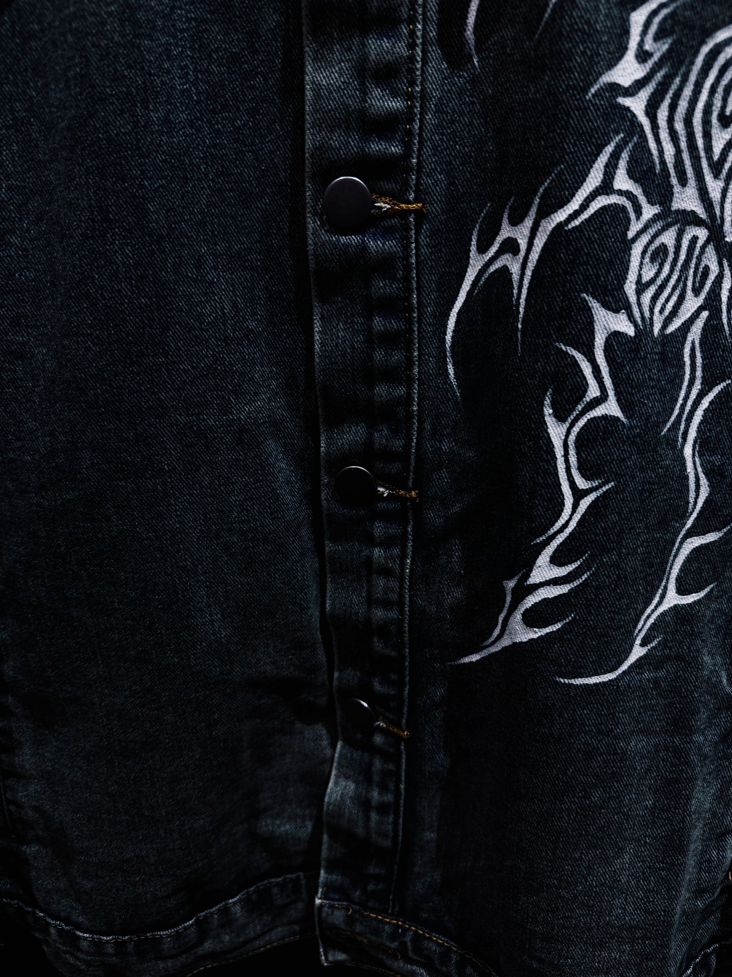【ÆIEM】“RƎ:STANCE” Hand-Painted Denim jacket