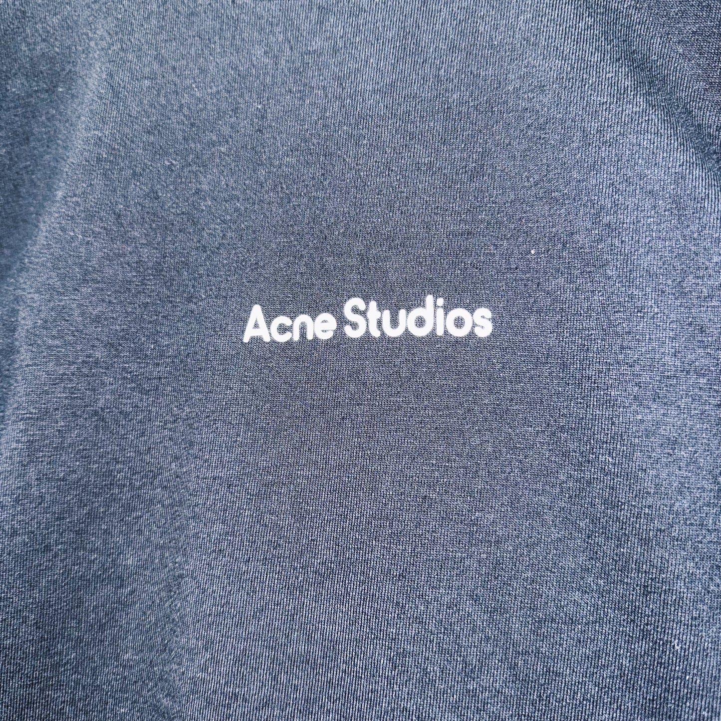 "Acne Studios"logo graphic print design T shirt