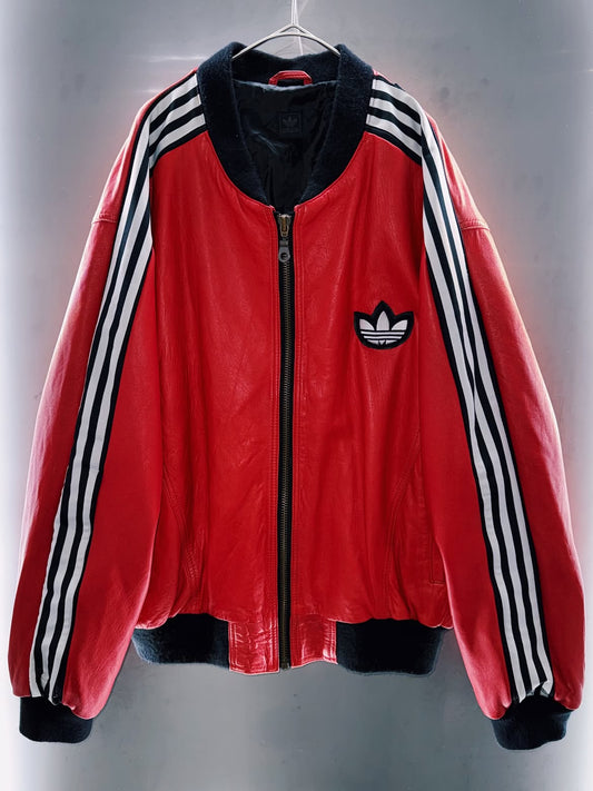 special "original re:meke" vintage
"adidas"× vintage bull leather jacket three strip edition