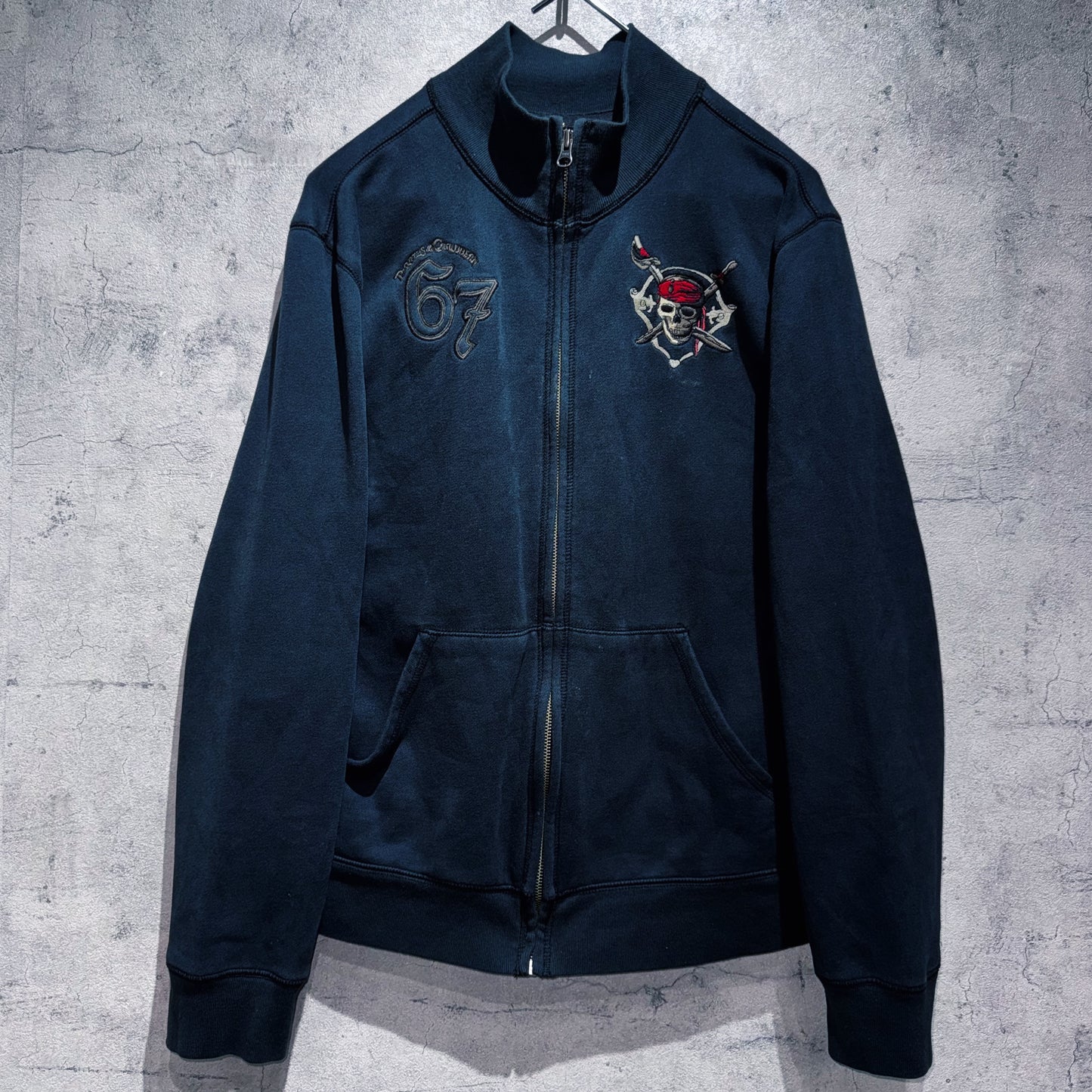 "PIRATES of the CARIBBEAN"embroidery design track jacket