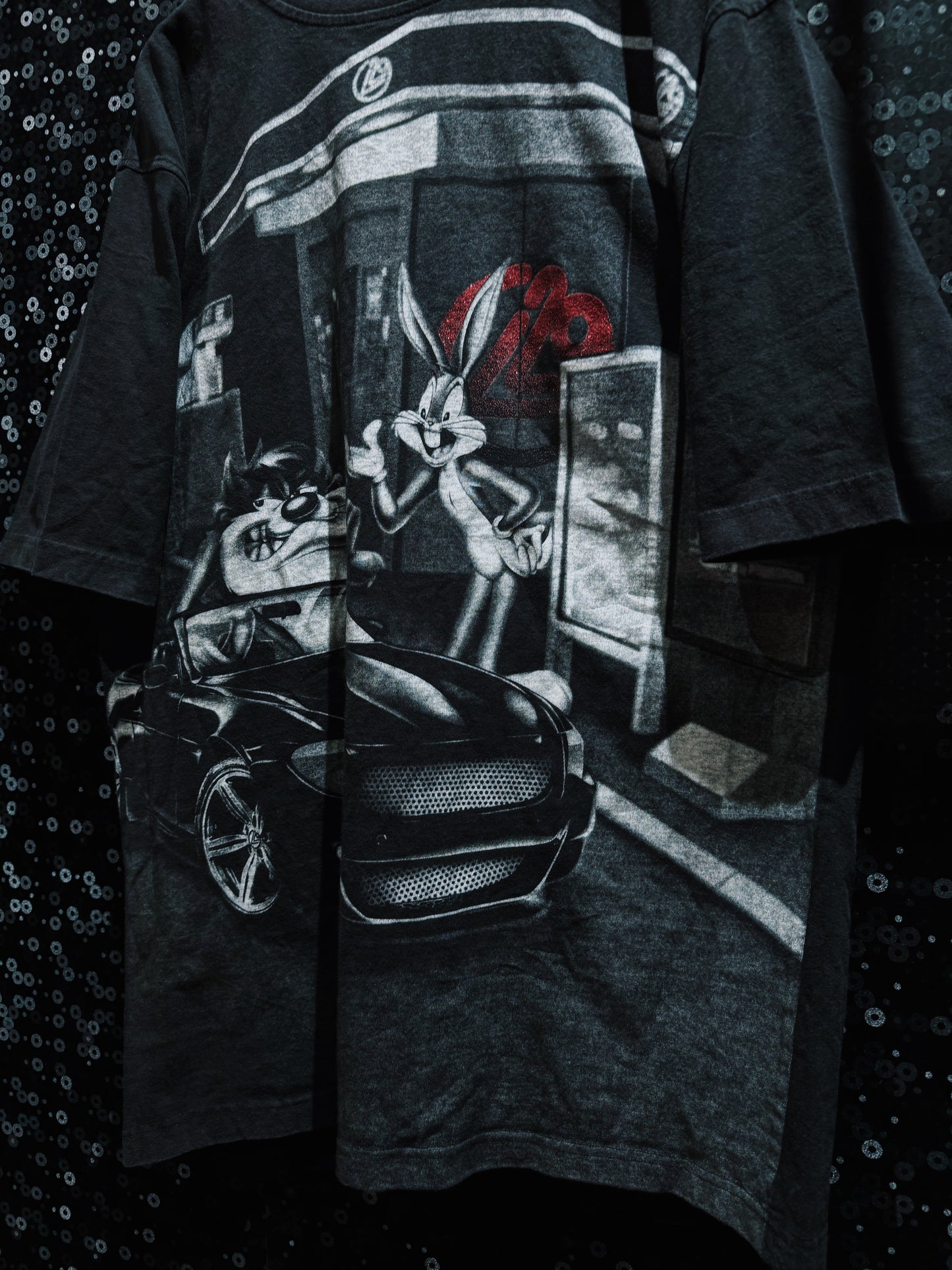 ￼
【ÆIEM】LOT29 Bugs Bunny & Tasmanian Devil Big Print T-shirt
