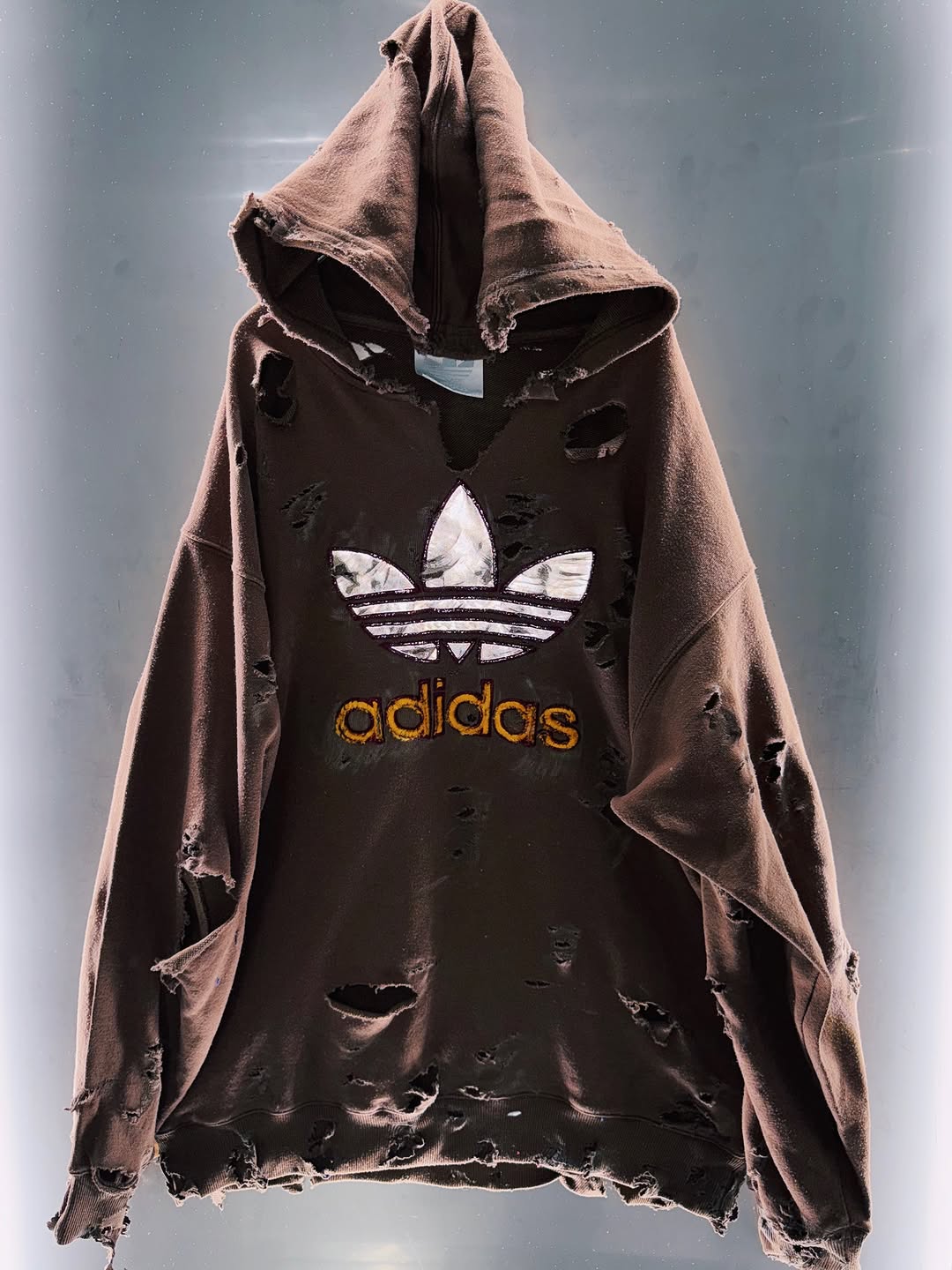 special AYNE Original vintage adidas "boro" Re:make hoodie