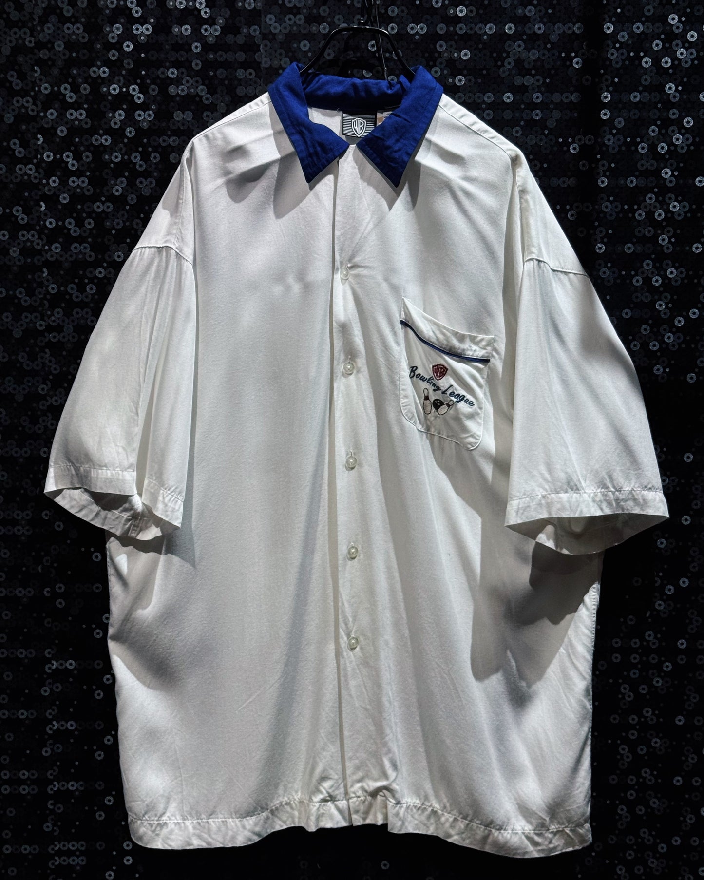 【ÆIEM】Warner Bros. Vintage “Taz Bowling League” Open Collar Shirt
