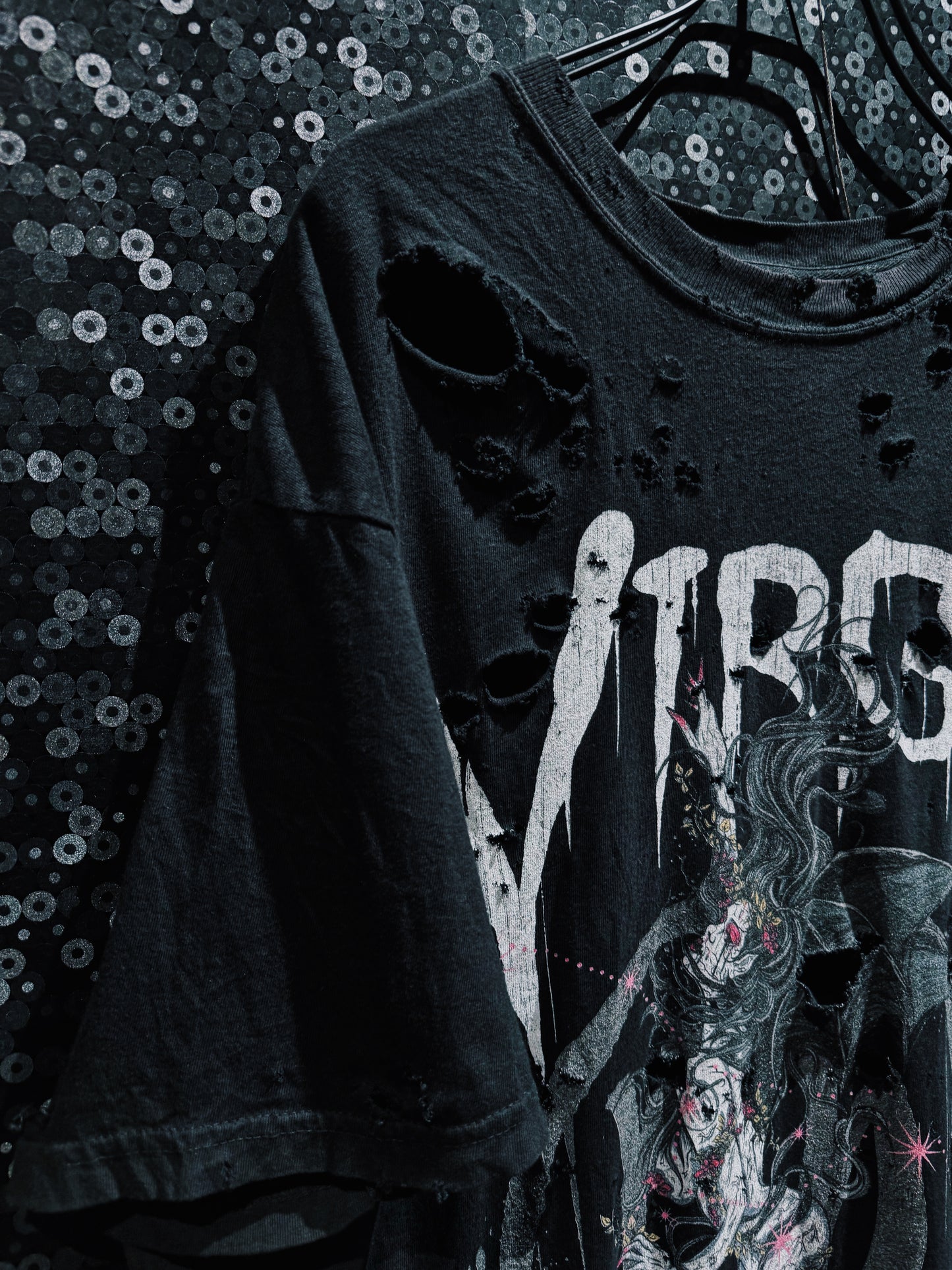 【ÆIEM】Natural “boro” Remake MURSO Graphic T-shirt