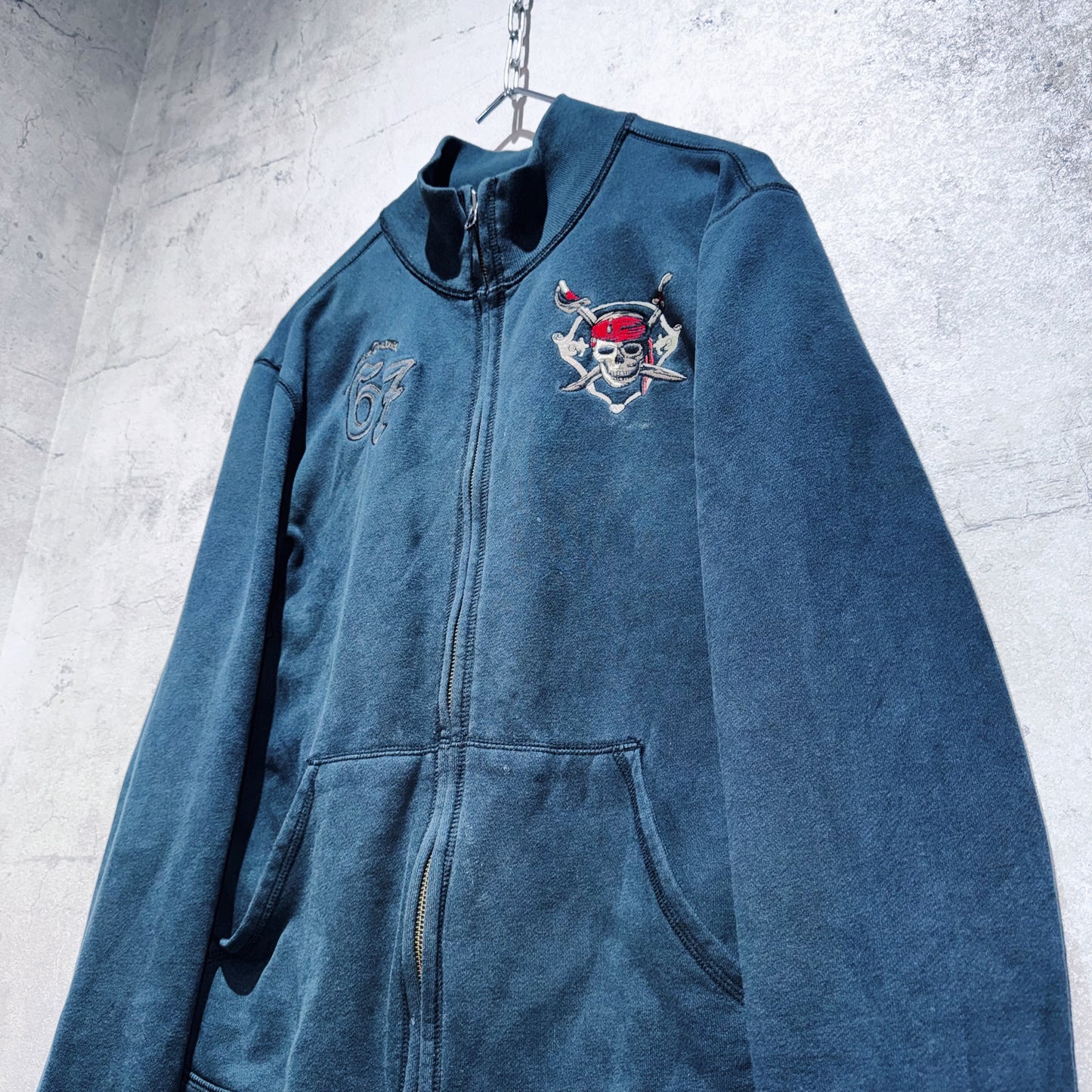 "PIRATES of the CARIBBEAN"embroidery design track jacket