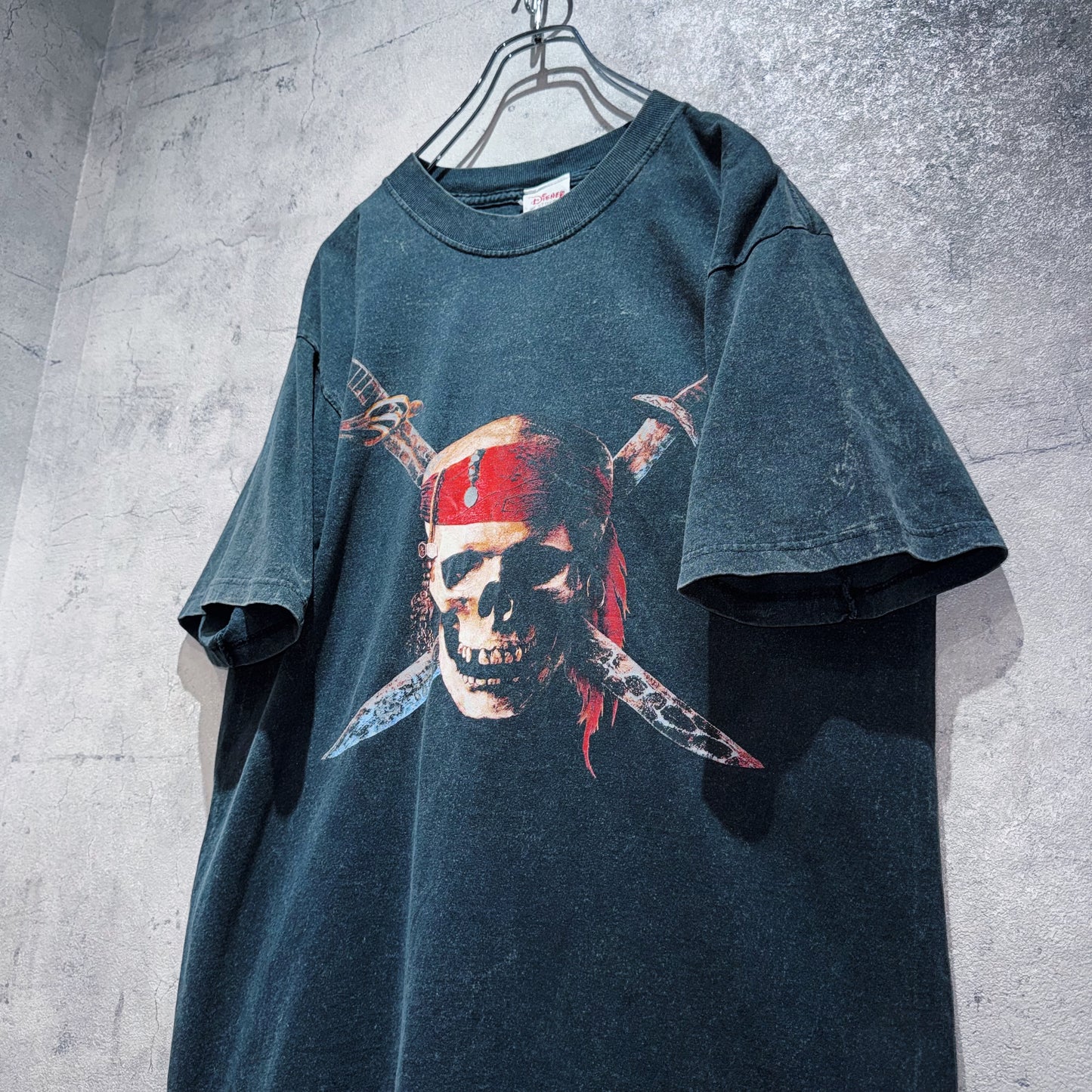 "Pirates of the Caribbean"iconic logo design print T shirt