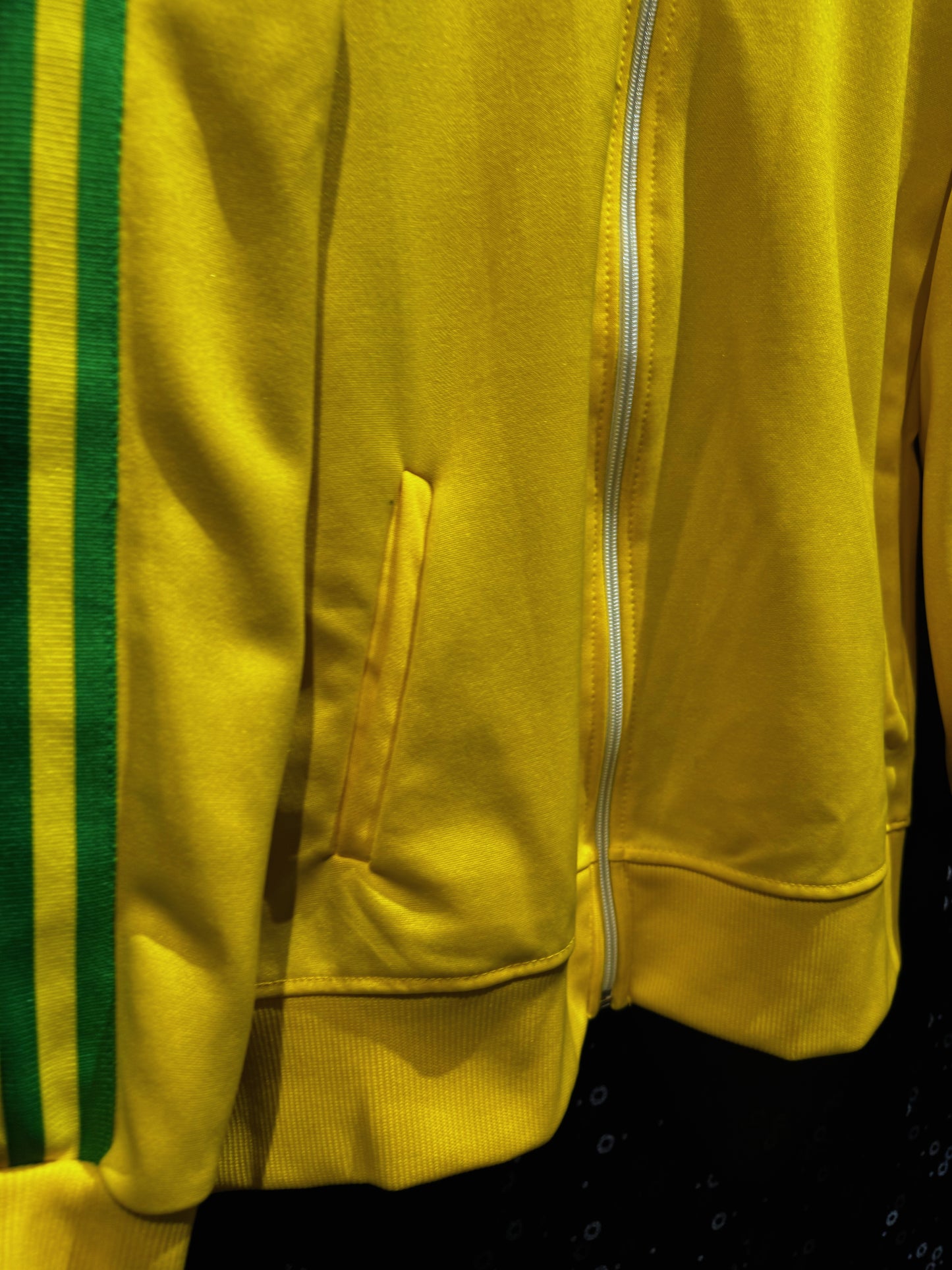 【ÆIEM】adidas originals Trefoil Back Print Yellow Track Jacket Made in U.S.A.