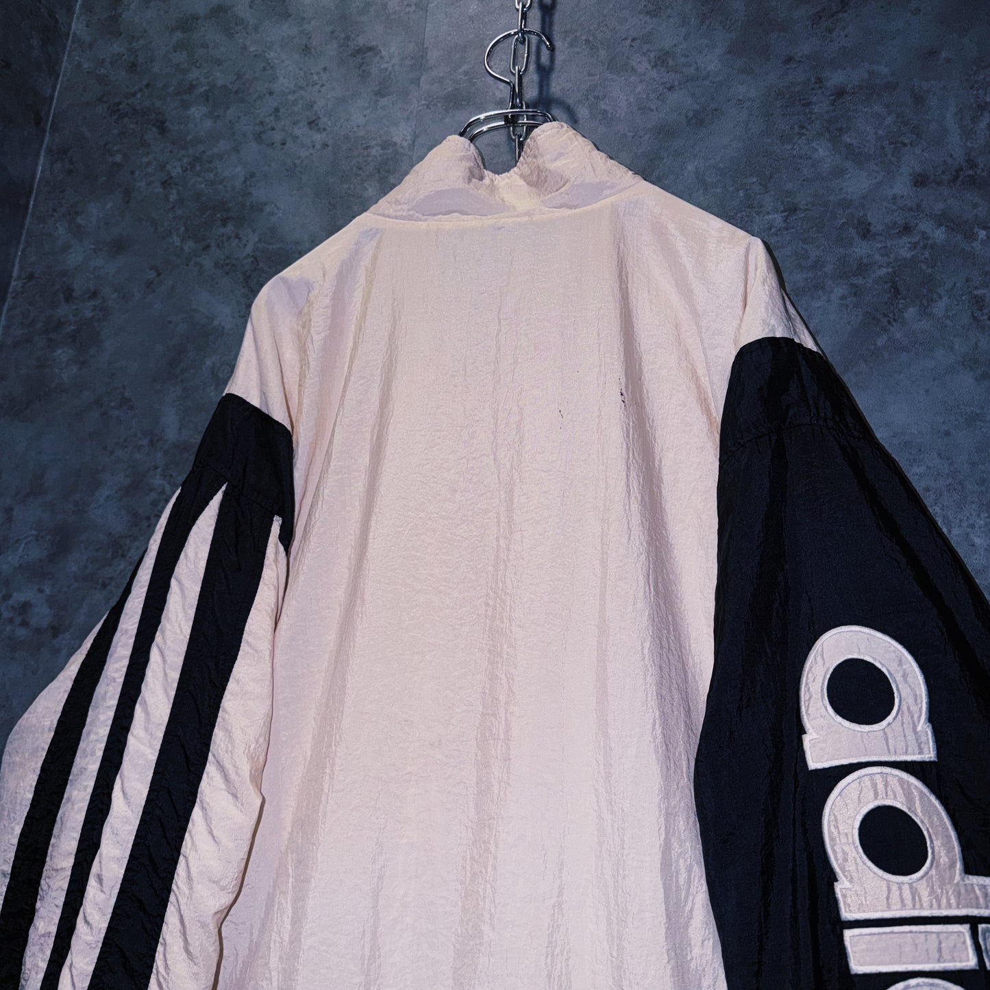 【doppio】90’s vintage “adidas” arm logo design Nylon jacket