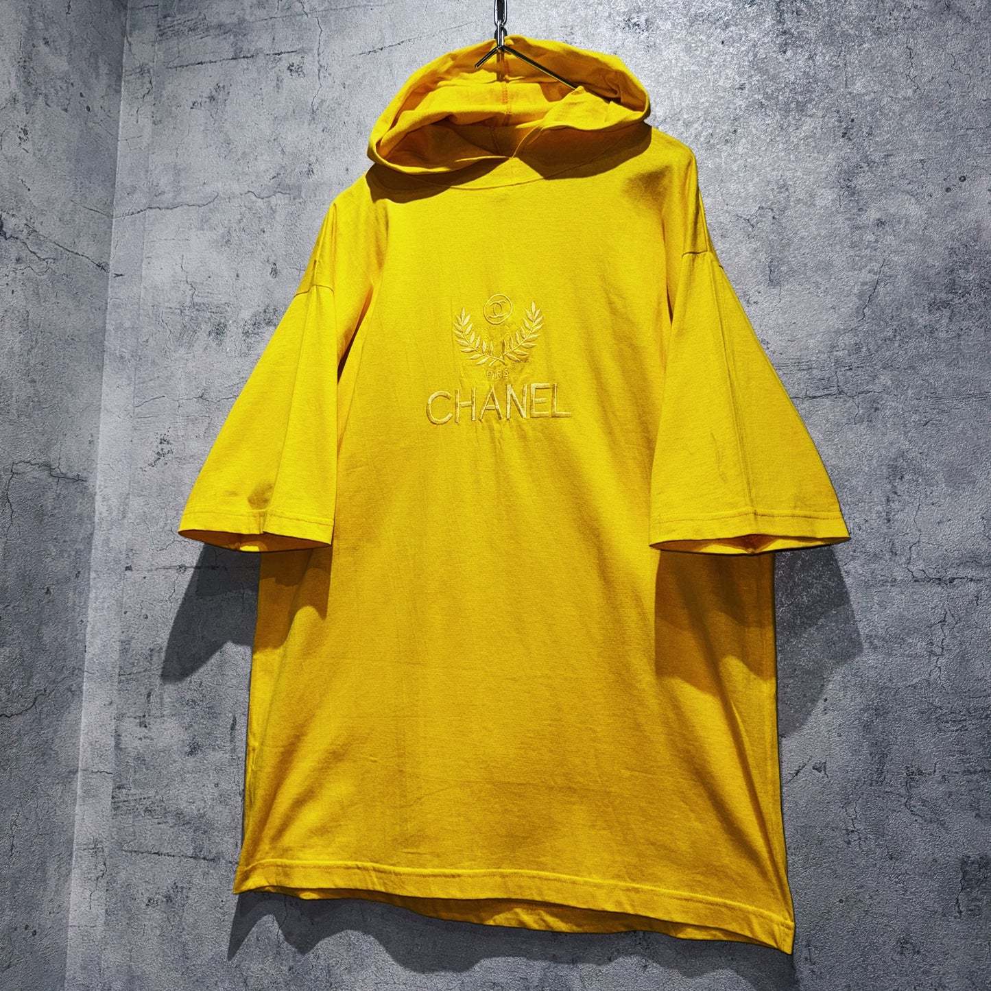 "CHANEL"logo embroidery design hoodie short sleeve T shirt
