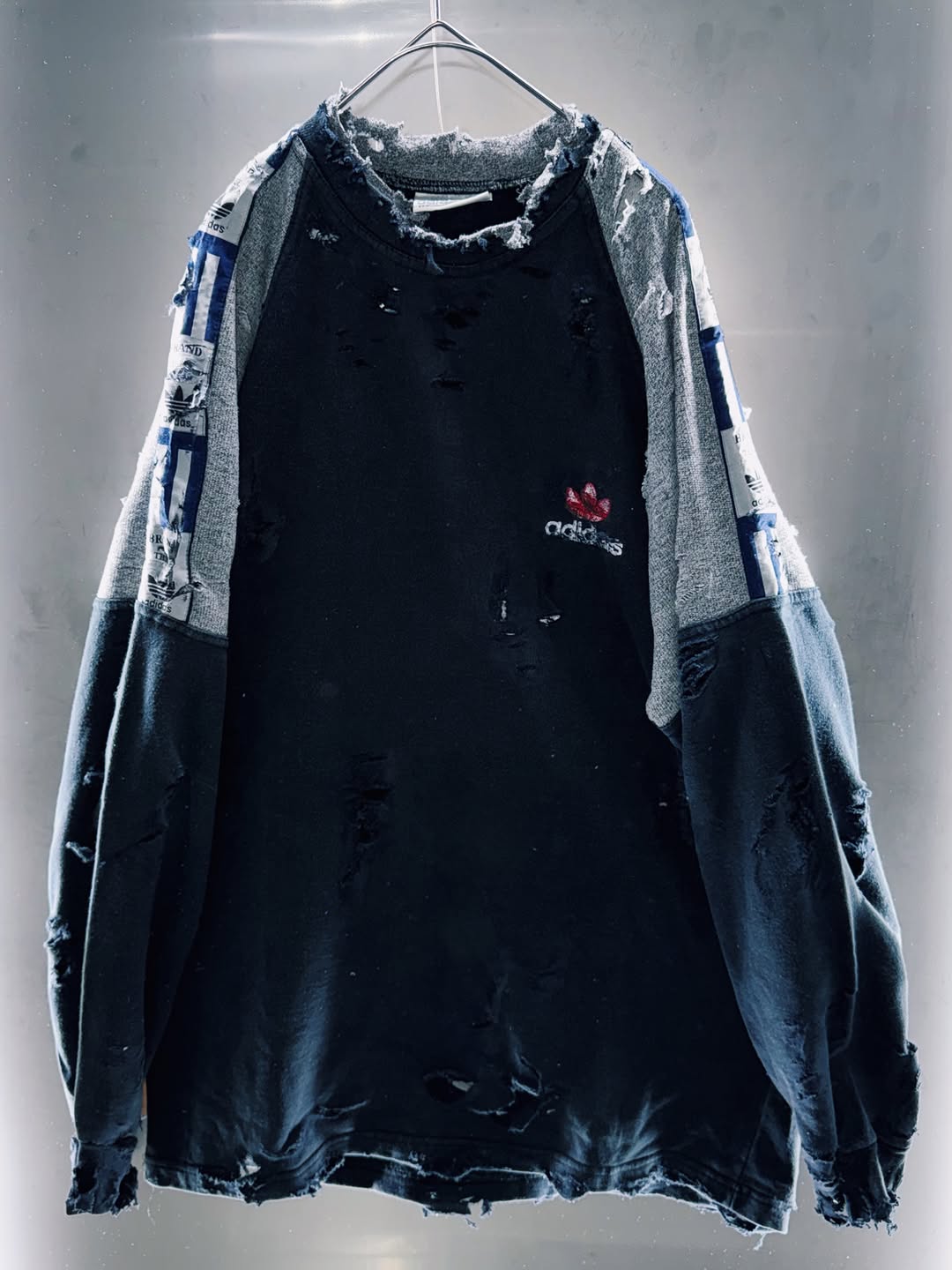 special AYNE Original vintage adidas "boro" Re:make pullover