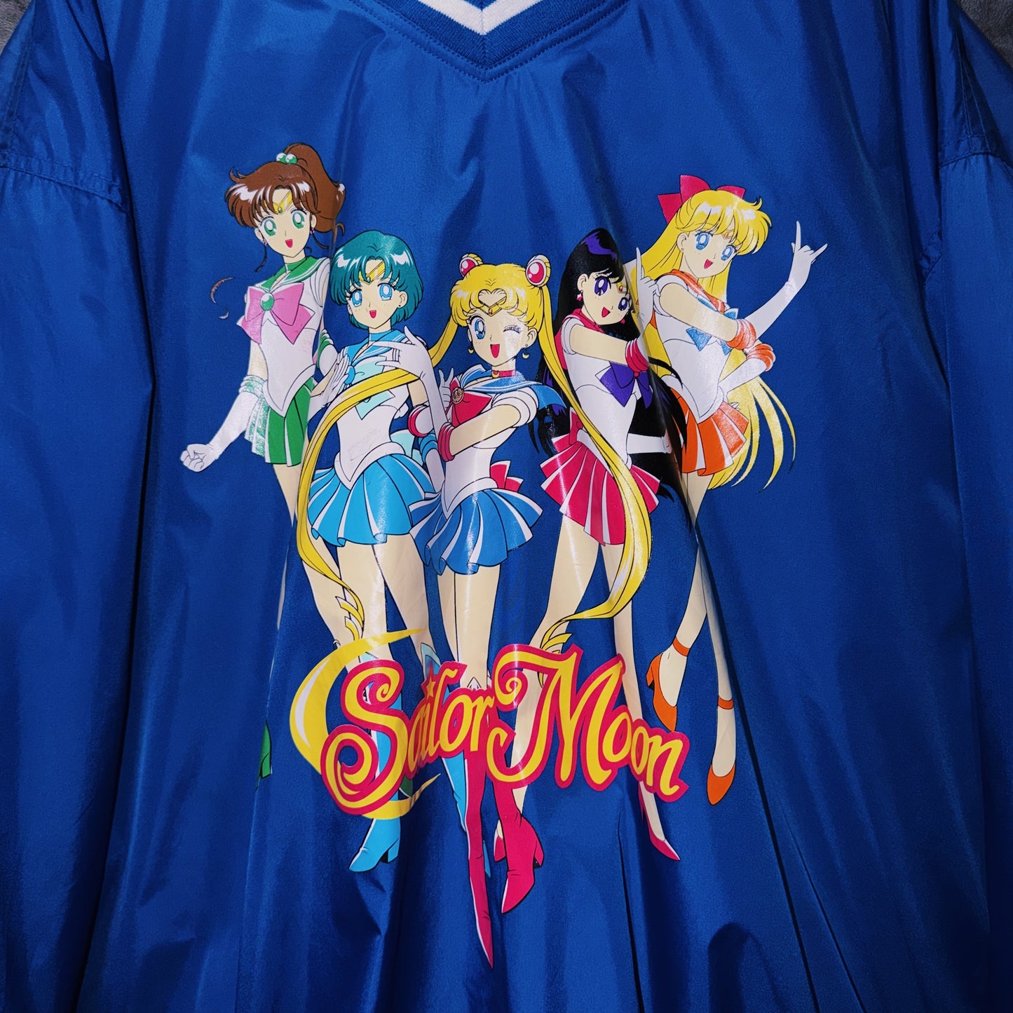 【doppio】vintage “Sailor Moon” character print design nylon pullover