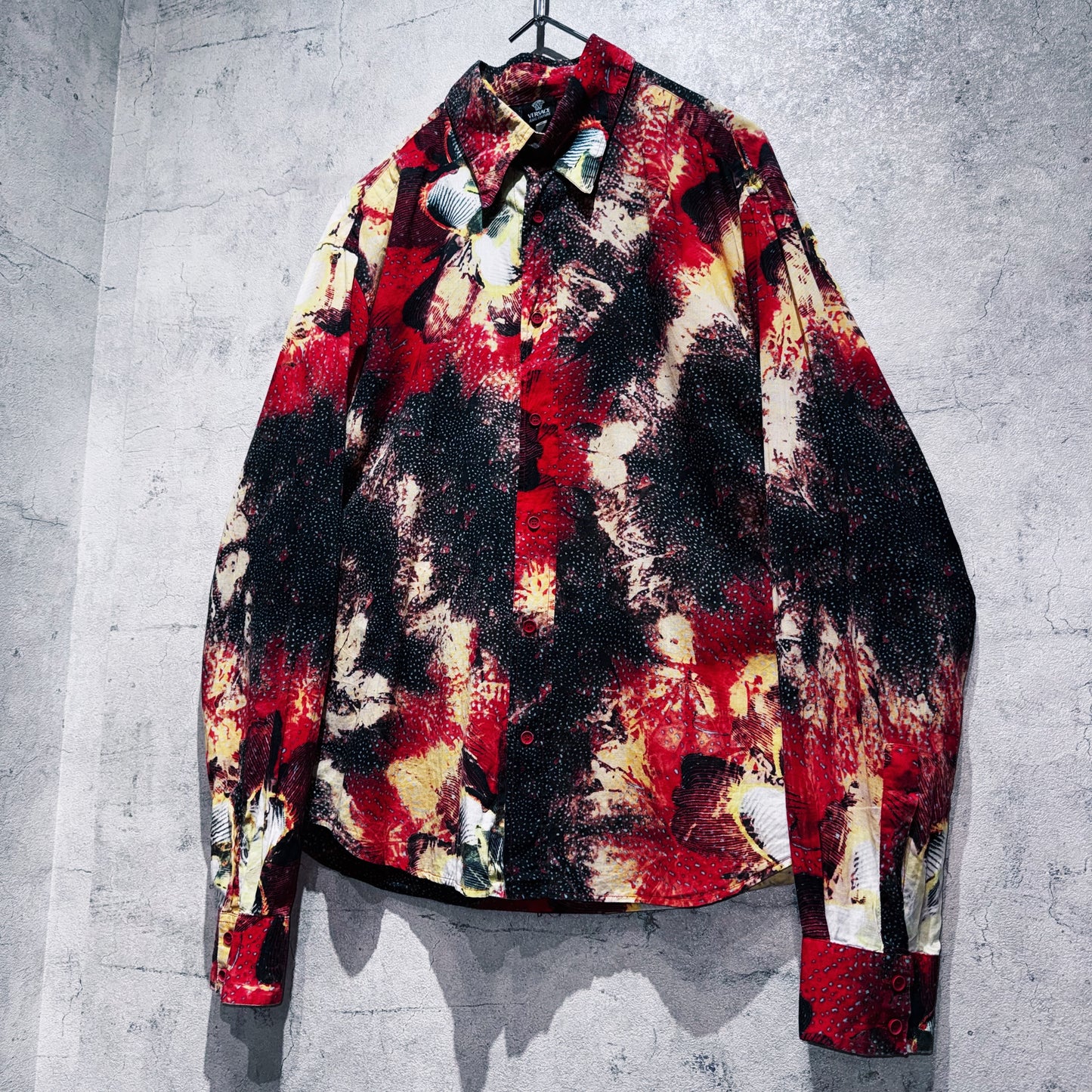 "VERSACE"Art graphic pattern design shirt