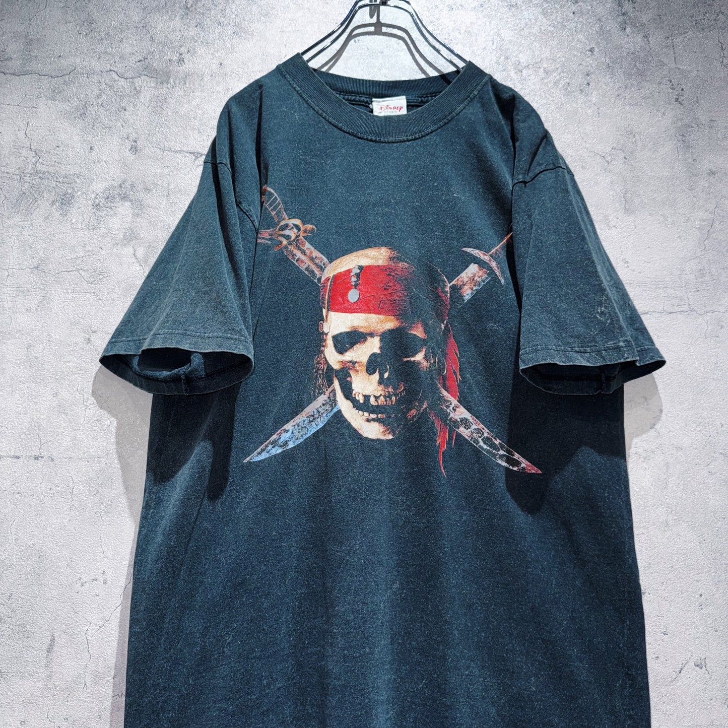 "Pirates of the Caribbean"iconic logo design print T shirt
