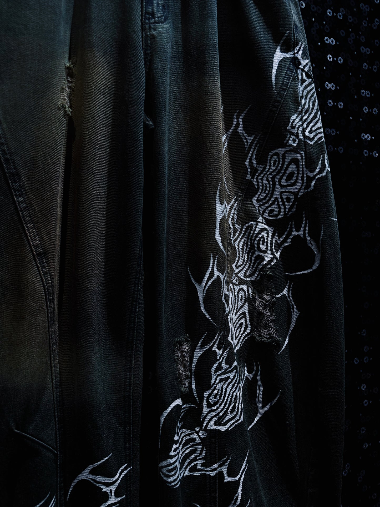 【ÆIEM】“RƎ:STANCE” Hand-Painted Reconstructed Denim