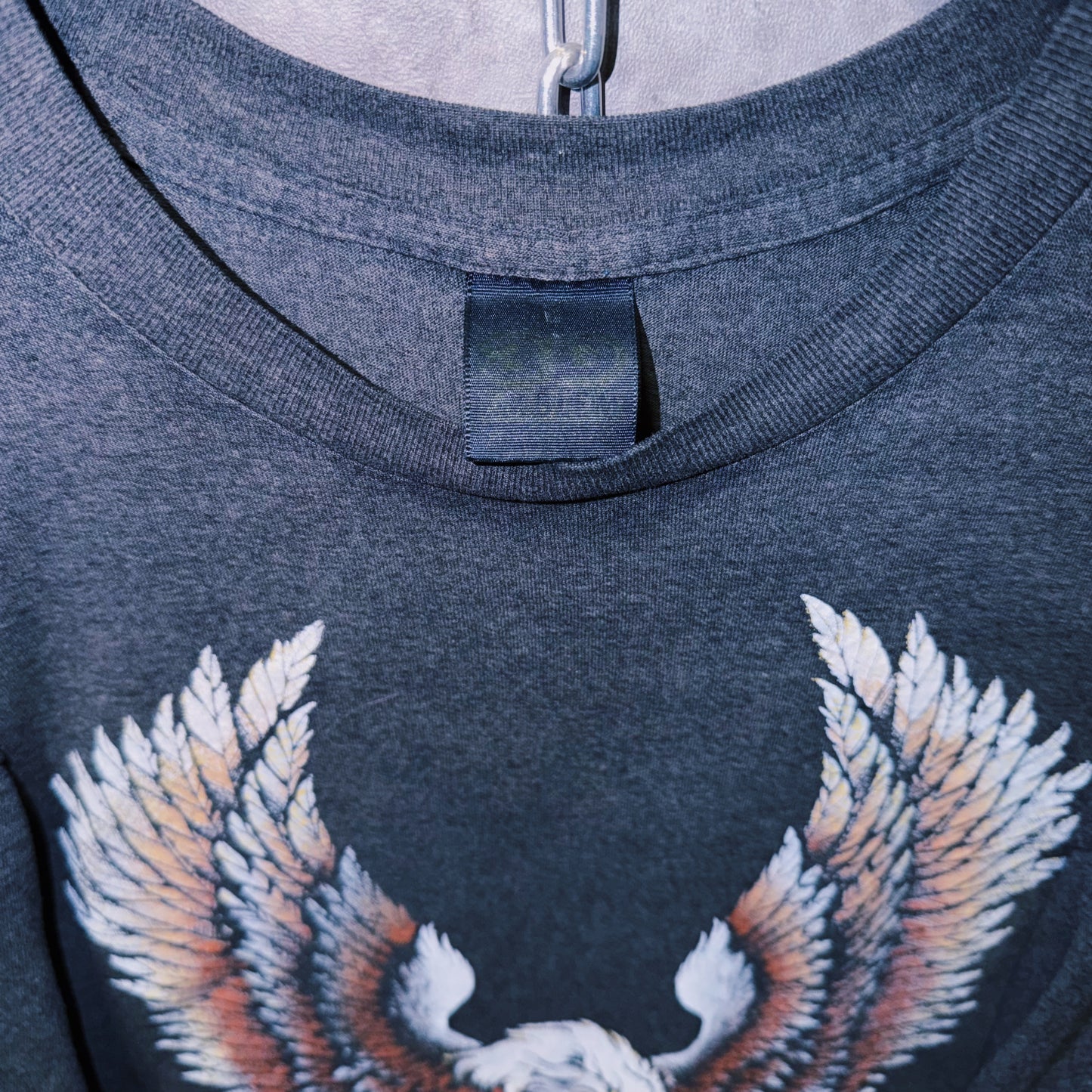 【doppio】80’s vintage “Harley-Davidson” eagle print design T-shirt