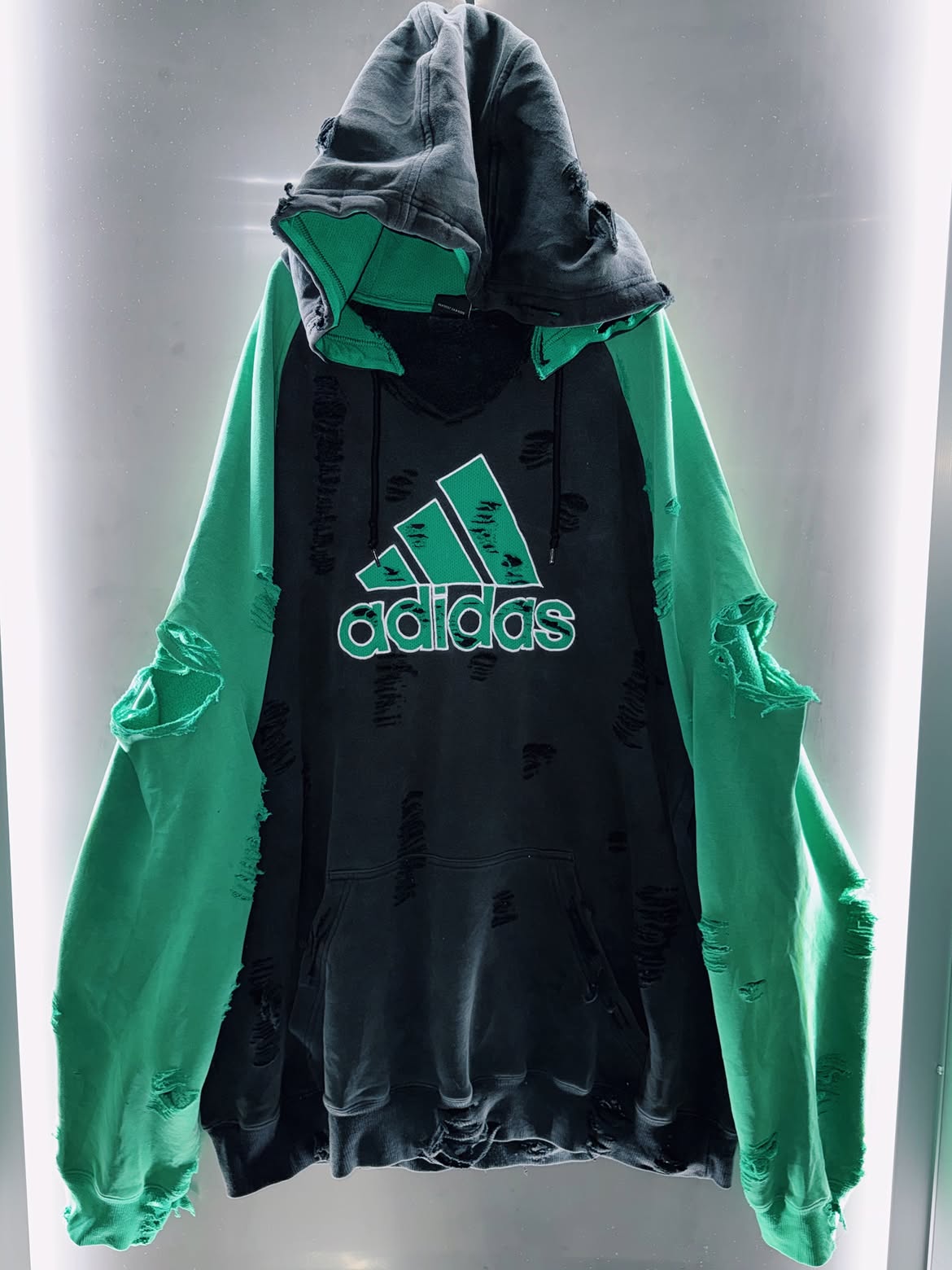 special AYNE Original vintage adidas "boro" Re:make pullover